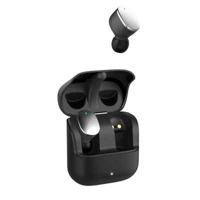 Hama Spirit Pure True Wireless, In Ear BT Kopfhörer kabellos Bluetooth-Kopfhörer (Google Assistant, Siri, Finger-Touch Sensor, Lautstärkeregler,Rufannahmetaste, Sprachsteuerung)