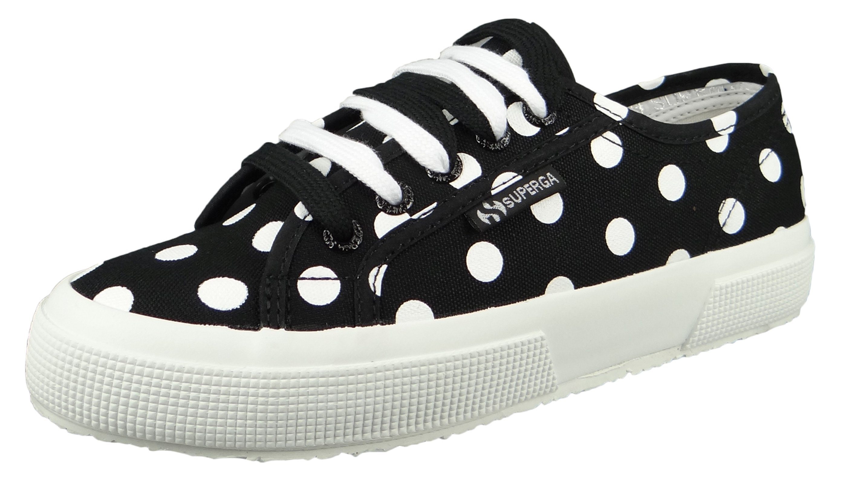 Superga S61172W-2750 A3Z black-dots white Sneaker