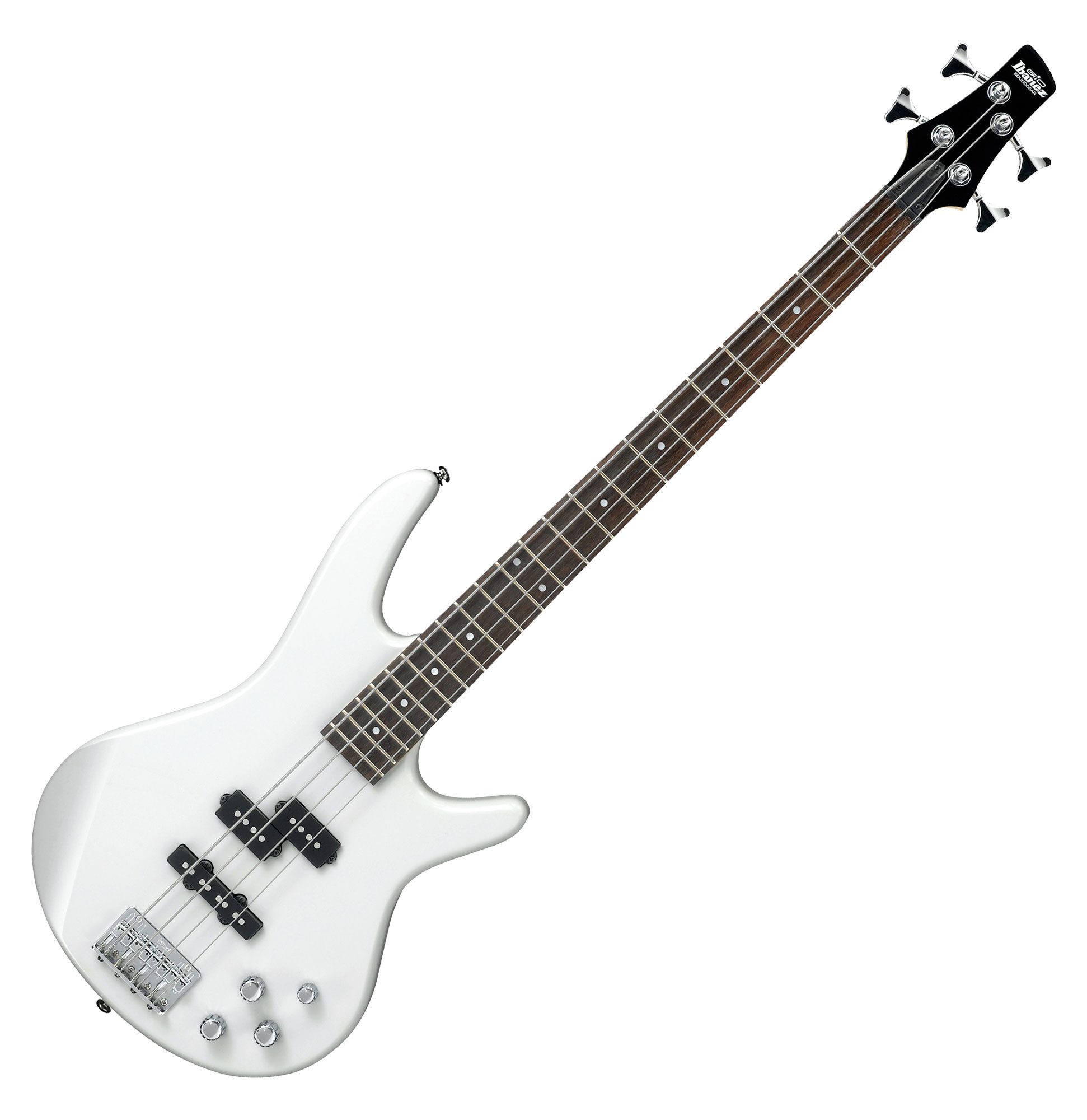 Ibanez E-Bass GIO GSR200-PW Pearl White, Soundgear, E-Bass, 4-Saiter Bass Phat II Equalizer