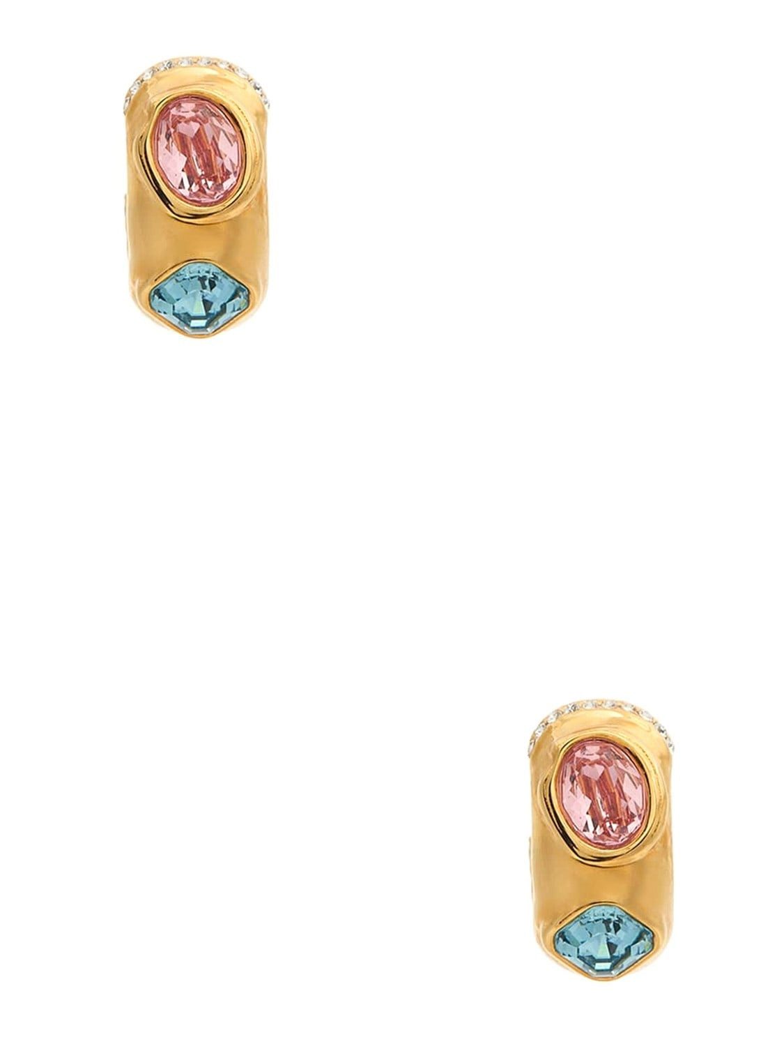 Guess Paar Creolen JUBE05316JWYGMCT/U, für Damen Multi Crystals J Goldfarben