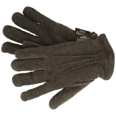 Breiter Strickmütze Kinder warme Thinsulate Fleece-Handschuhe
