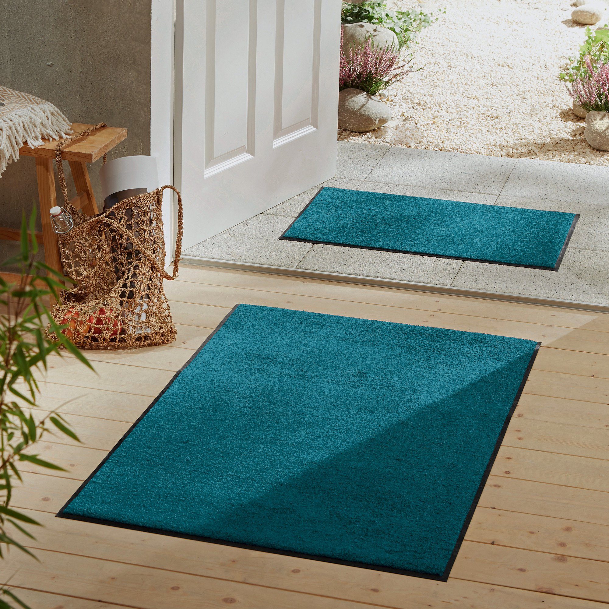 Erwin Müller Fußmatte Fußmatte "Mainz", eckig, Höhe: 7 mm, Uni