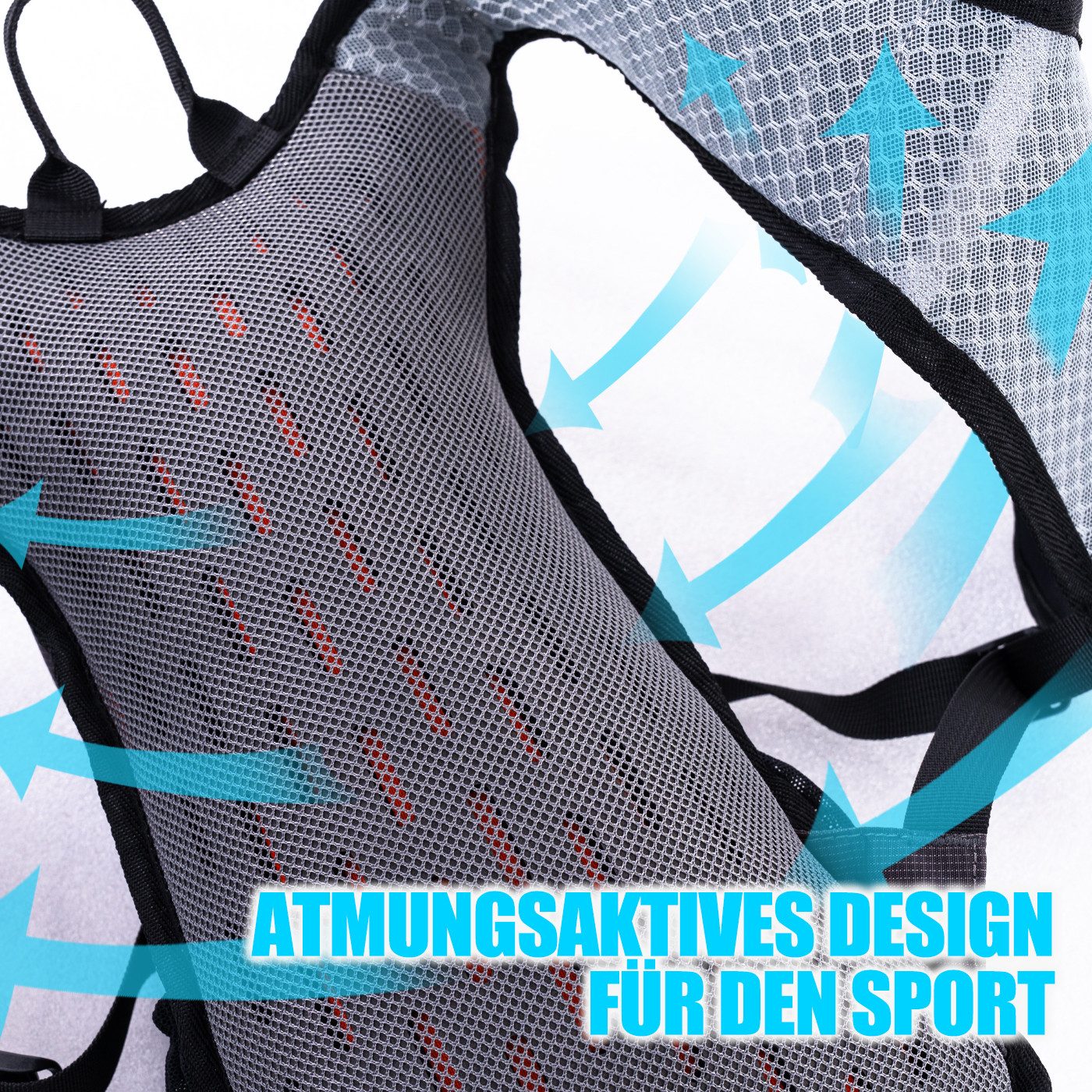 CITYSPORTS Wanderrucksack Rucksack mit Rückenbelüftung Trekkingrucksack Sports packback, aus atmungsaktivem Camping Rucksack Fahrradrucksack, Sportrucksack – Bild 3 von 5