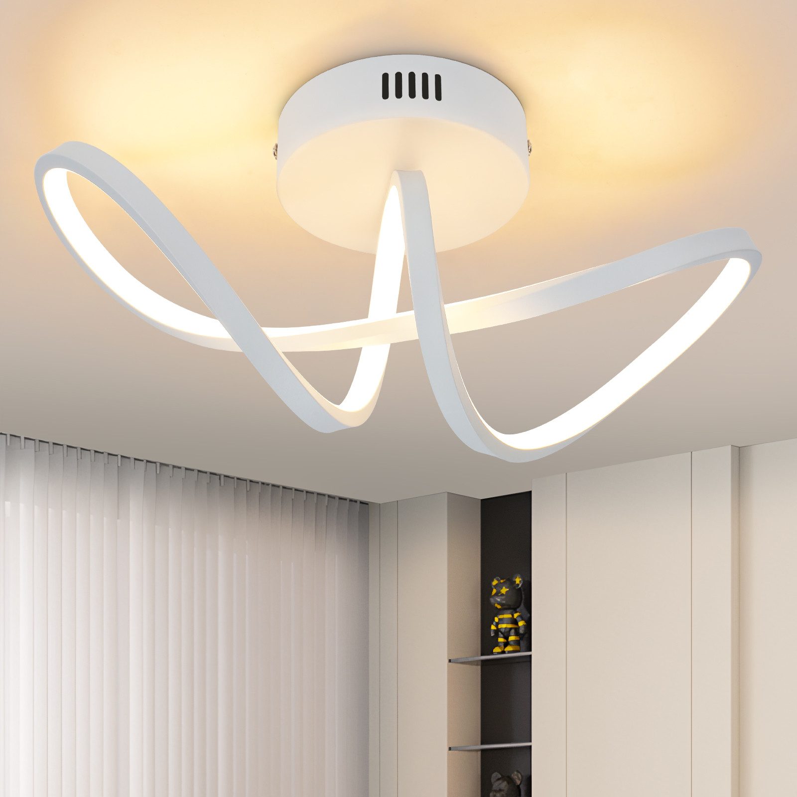 ZMH LED Deckenleuchte Wohnzimmer Modern 12W günstig online kaufen