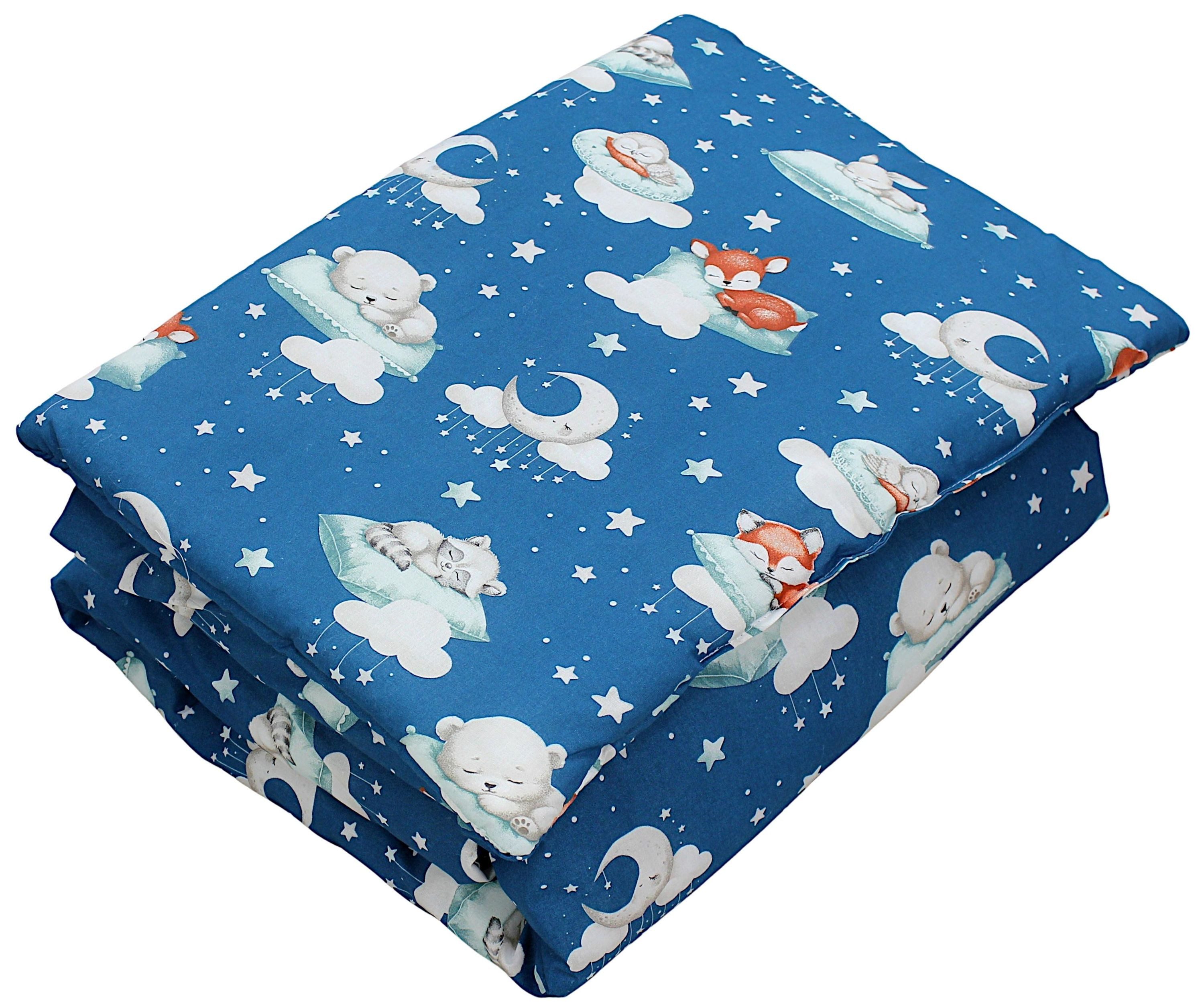 Schlafende Baby Tiere / Dunkelblau