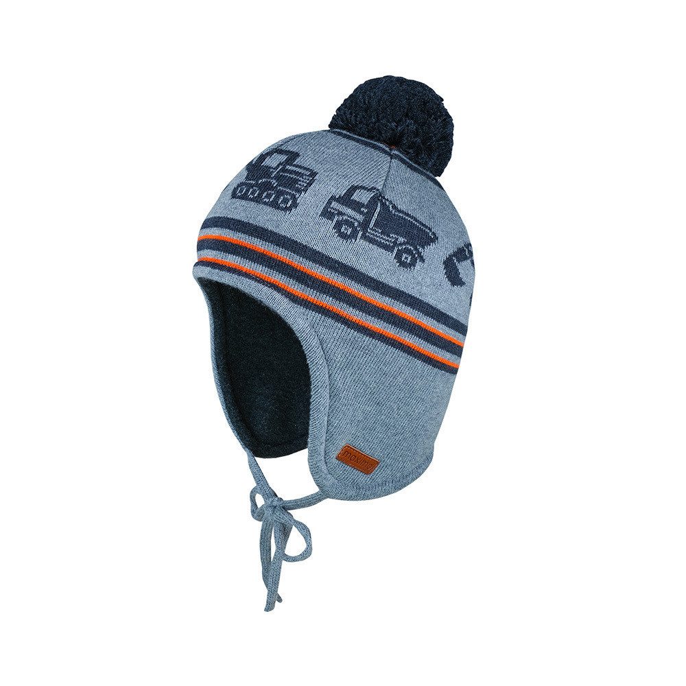 MAXIMO Strickmütze MINI BOY-Mütze, ausgenäht "Baufahrzeuge", günstig online kaufen
