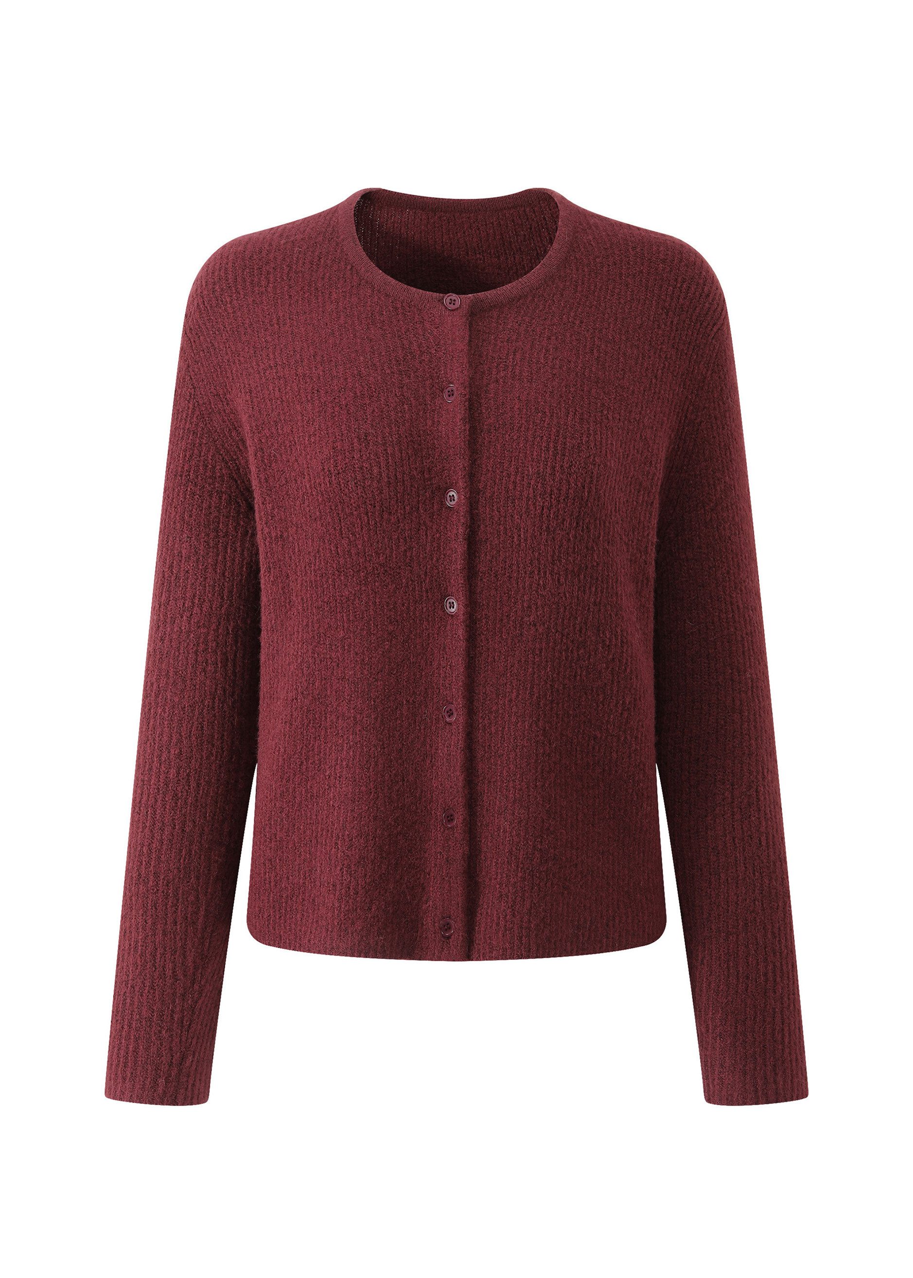 Cardigan Cardigan mit Rippstruktur für Damen