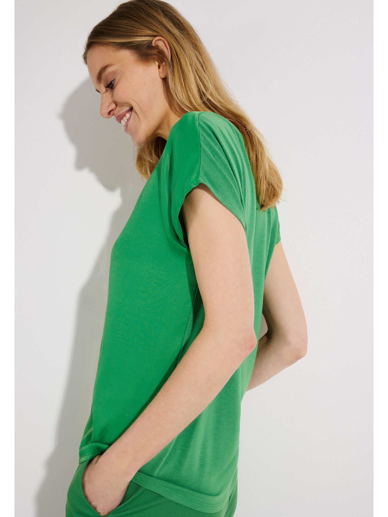 MORE&MORE Blusenshirt vielseitig kombinierbares Blusenshirt