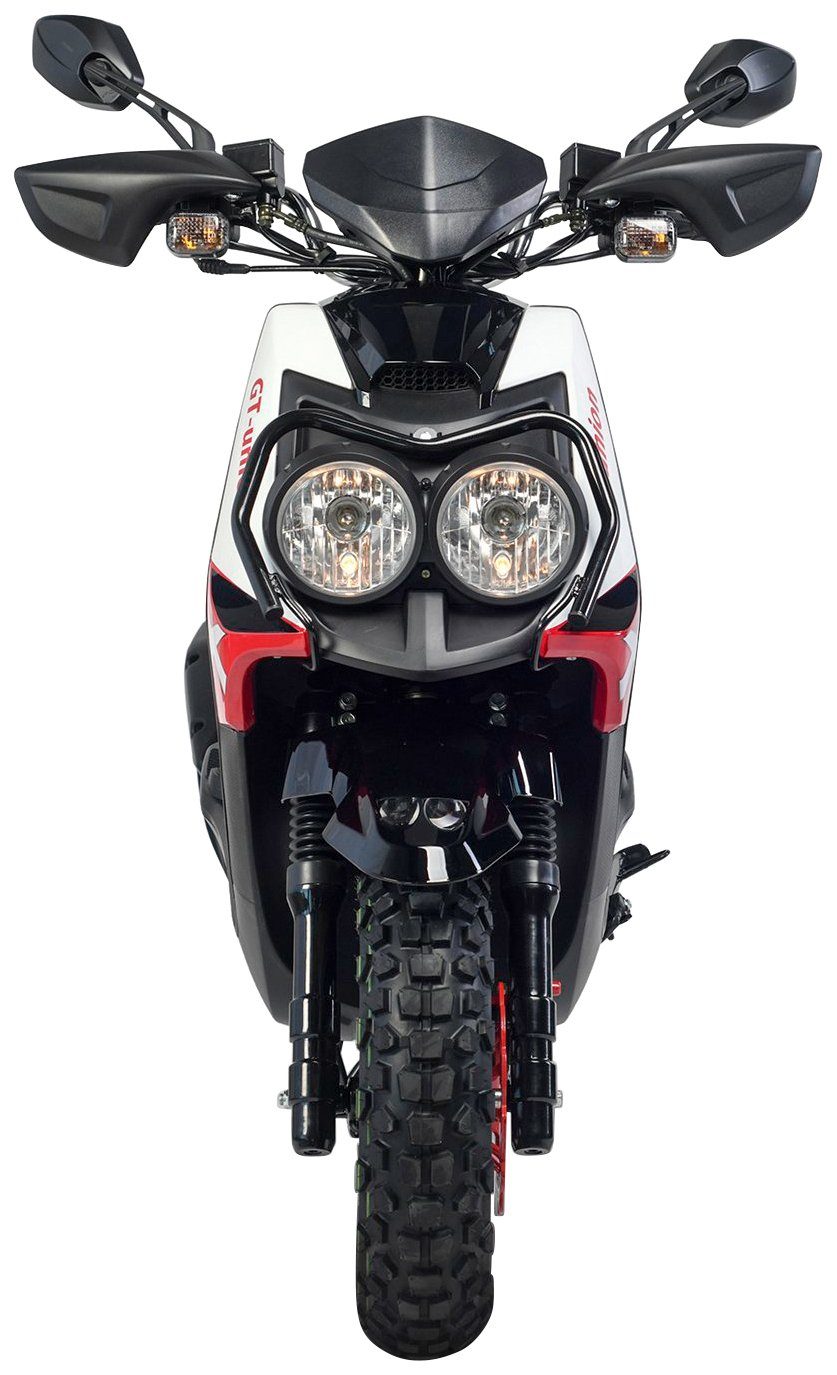 GT 50 UNION 5 Motorroller km/h, Euro 45 PX Cross-Concept, 55 ccm, weiß/rot/schwarz
