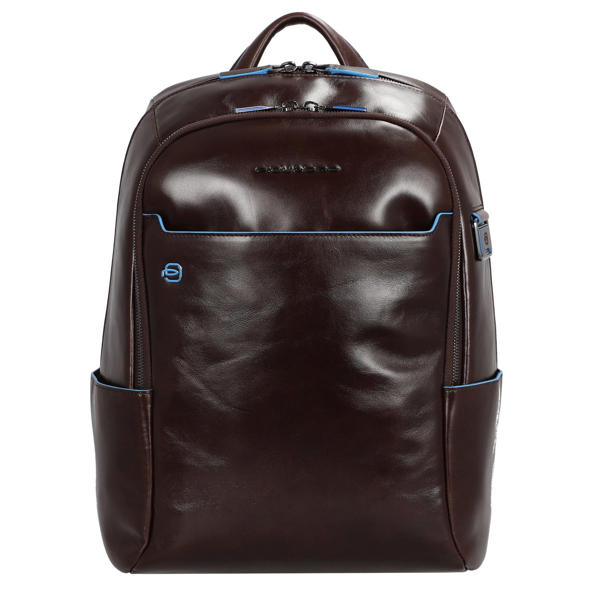 Piquadro Laptoprucksack Blue Square 15 - Rucksack 13" 39 cm (mahogany)