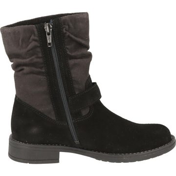 Mädchen Schuhe Leder Tex Stiefelette 4251-456-9900 gefüttert Schwarz Winterstiefel