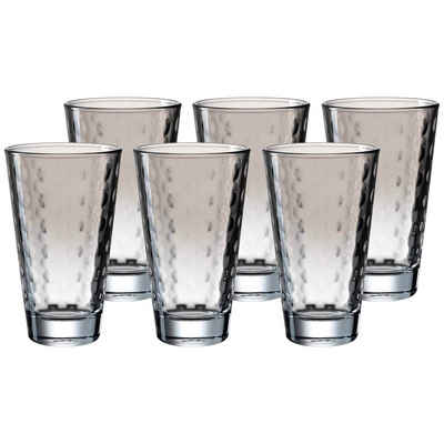 LEONARDO Glas »Optic Trinkgläser 300 ml 6er Set«, Glas