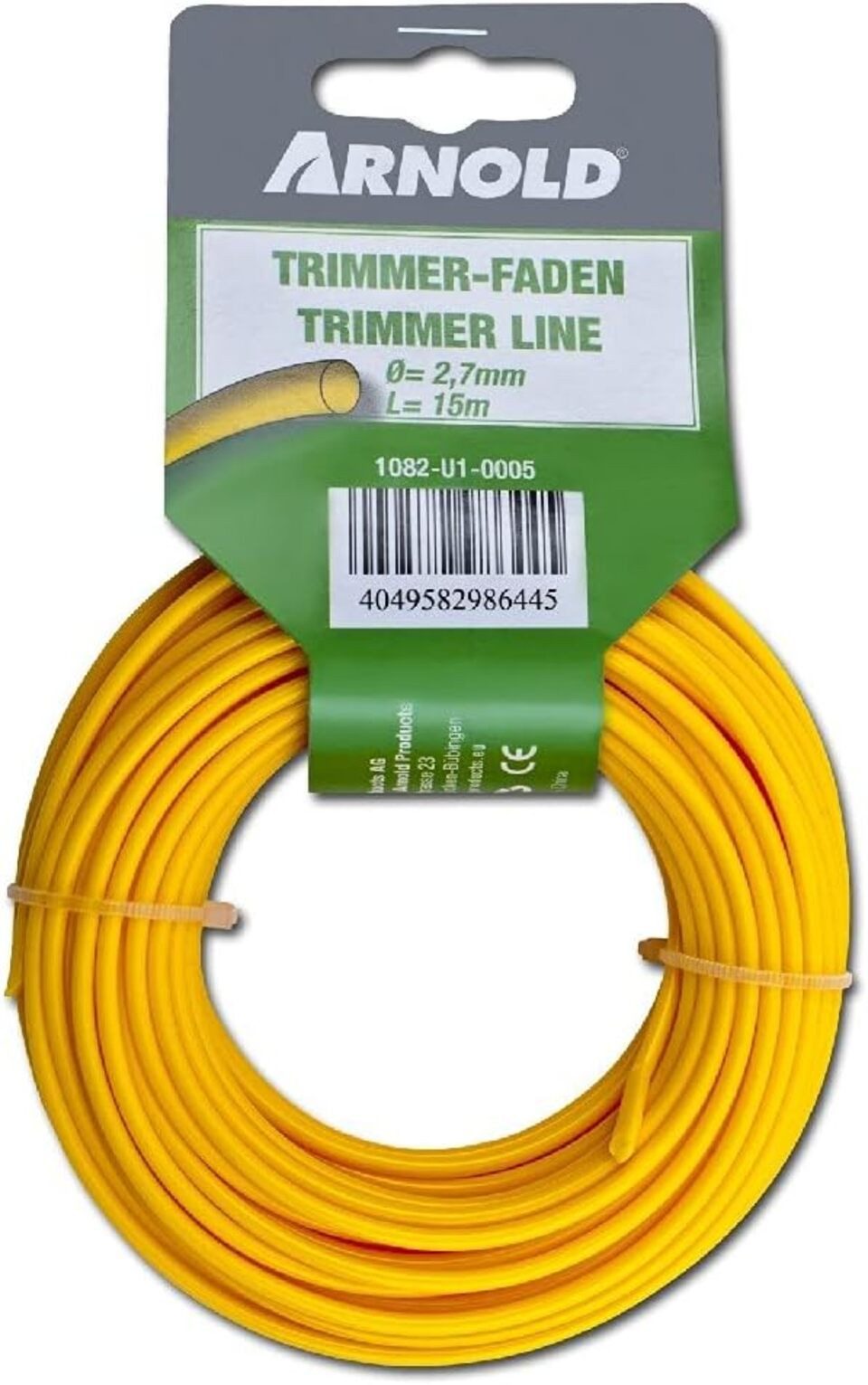 Arnold Trimmerfaden Trimmerfaden, rund, 2.7 mm x 15 M; 1082-U1-0005, (1-St)