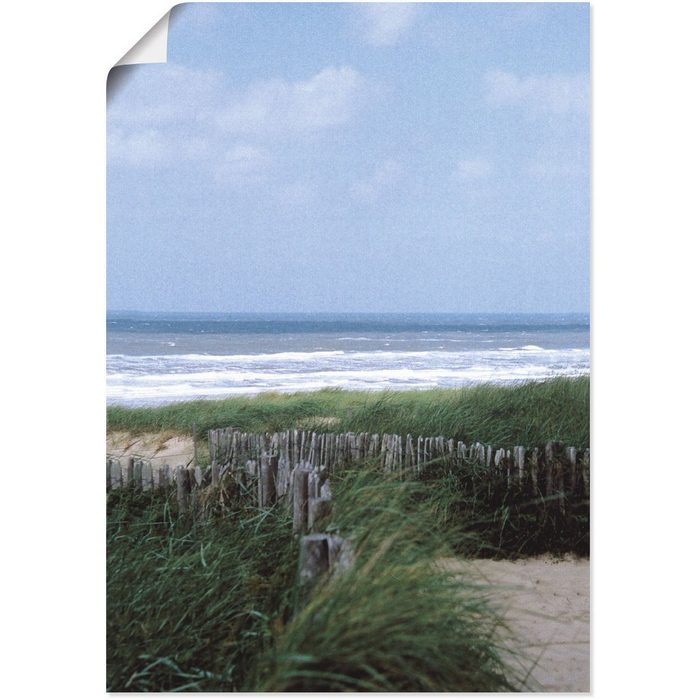 Artland Wandbild Dünenlandschaft Küstenbilder (1 St) als Alubild Leinwandbild Wandaufkleber oder Poster in versch. Größen