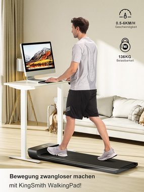 Walkingpad Laufband Elektrisches Laufband, Klappbar leise,bis 136kg Laufband für Zuhause (Lauf Band Elektrisch, Walking Pad, Treadmill für Zuhause, Sportgeräte für Zuhause, für abnehmen Sport, für Haus, Joggen), Laufbänder, Winter laufen, Sport