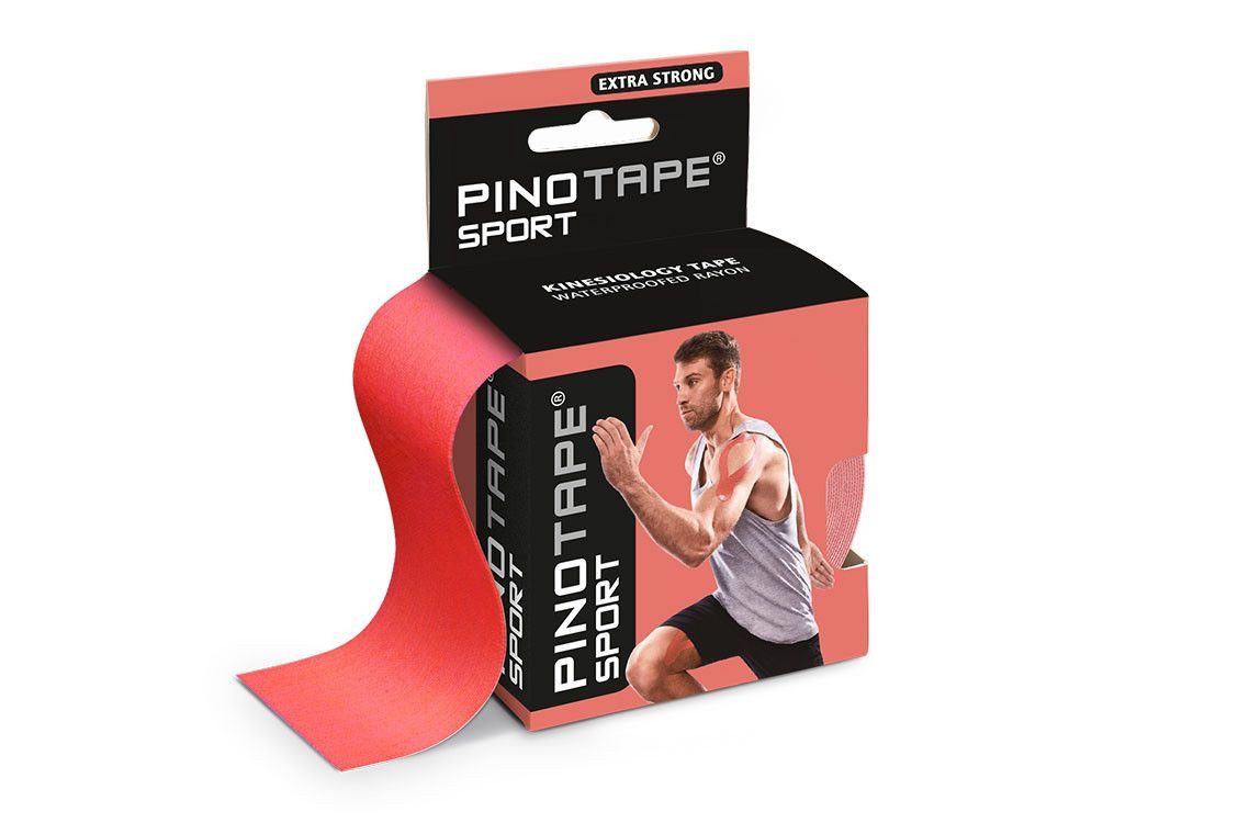 Pino Kinesiologie-Tape Pinotape Sport Tape Coral 5 cm x 5 m (1-St)