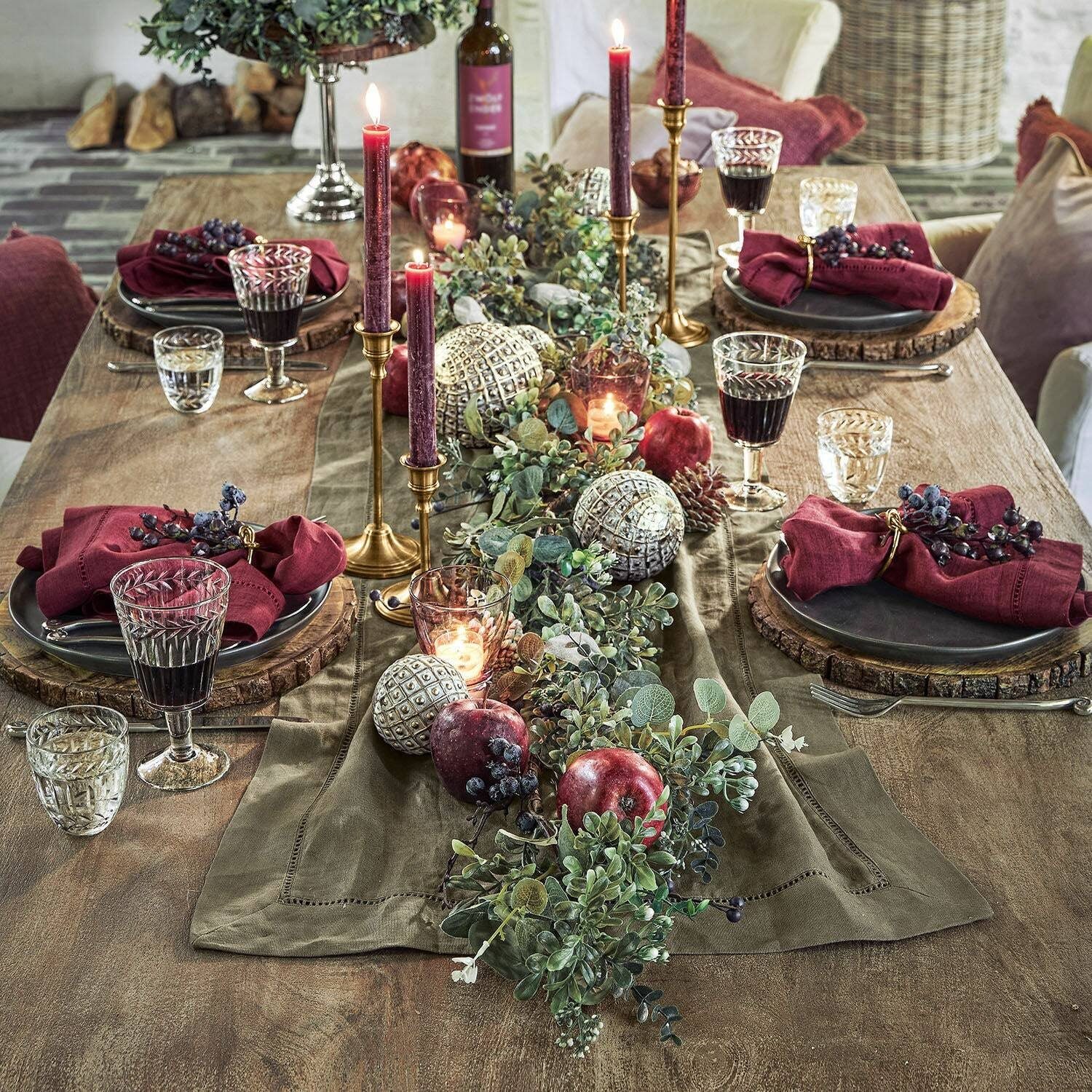 Mirabeau Tischläufer Tischläufer Covent Garden beere