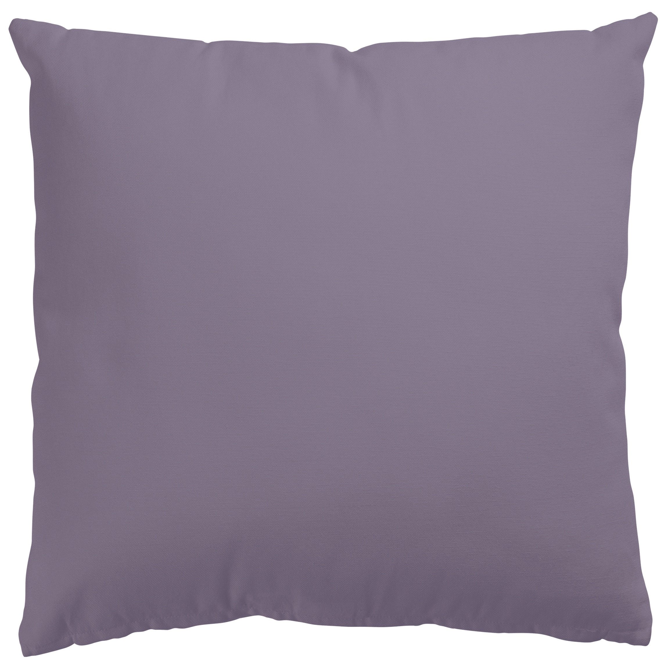 Bilderdepot24 Dekokissen drinnen Kissenhülle/ Sofakissen/ Zierkissen violett mit Motiv Unifarbe, Bezug mit / ohne Füllung Zierkissen Outdoor Sofa Bett