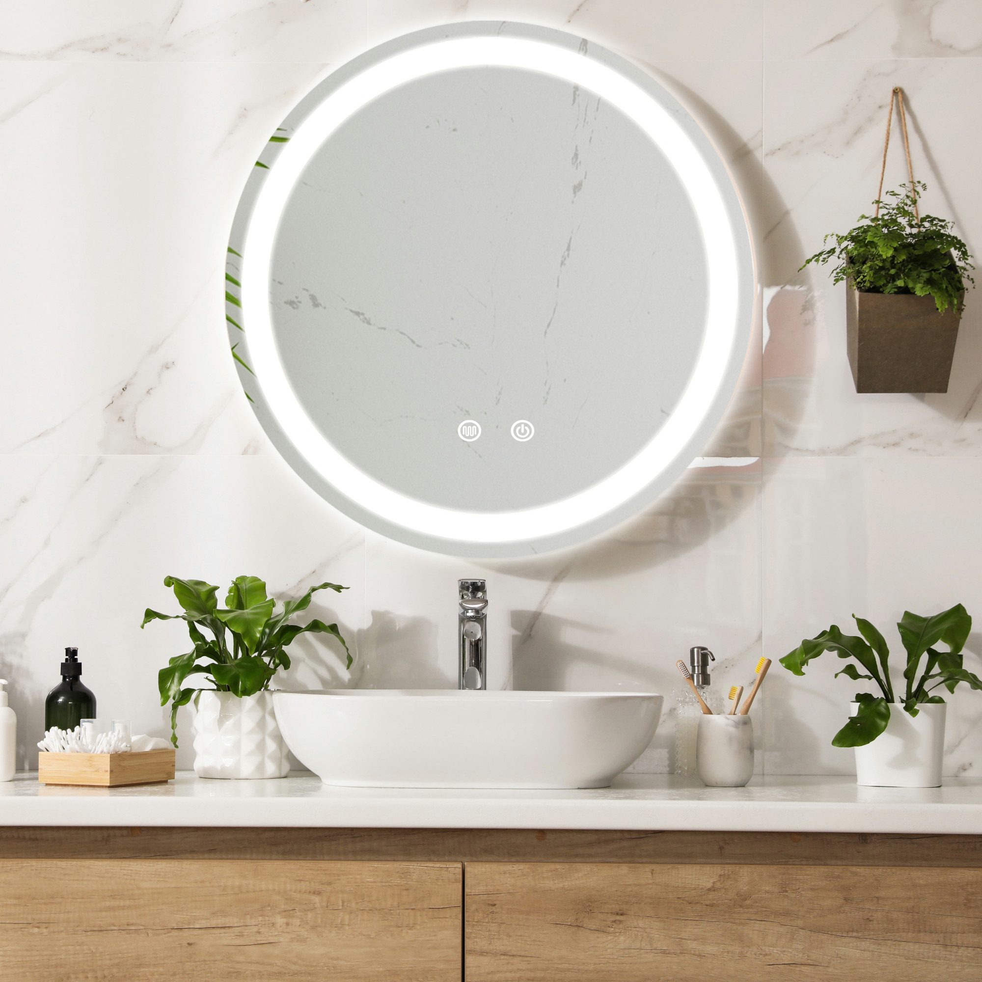 pro.tec Badspiegel, »Maratea« LED Beleuchtung 3 günstig online kaufen
