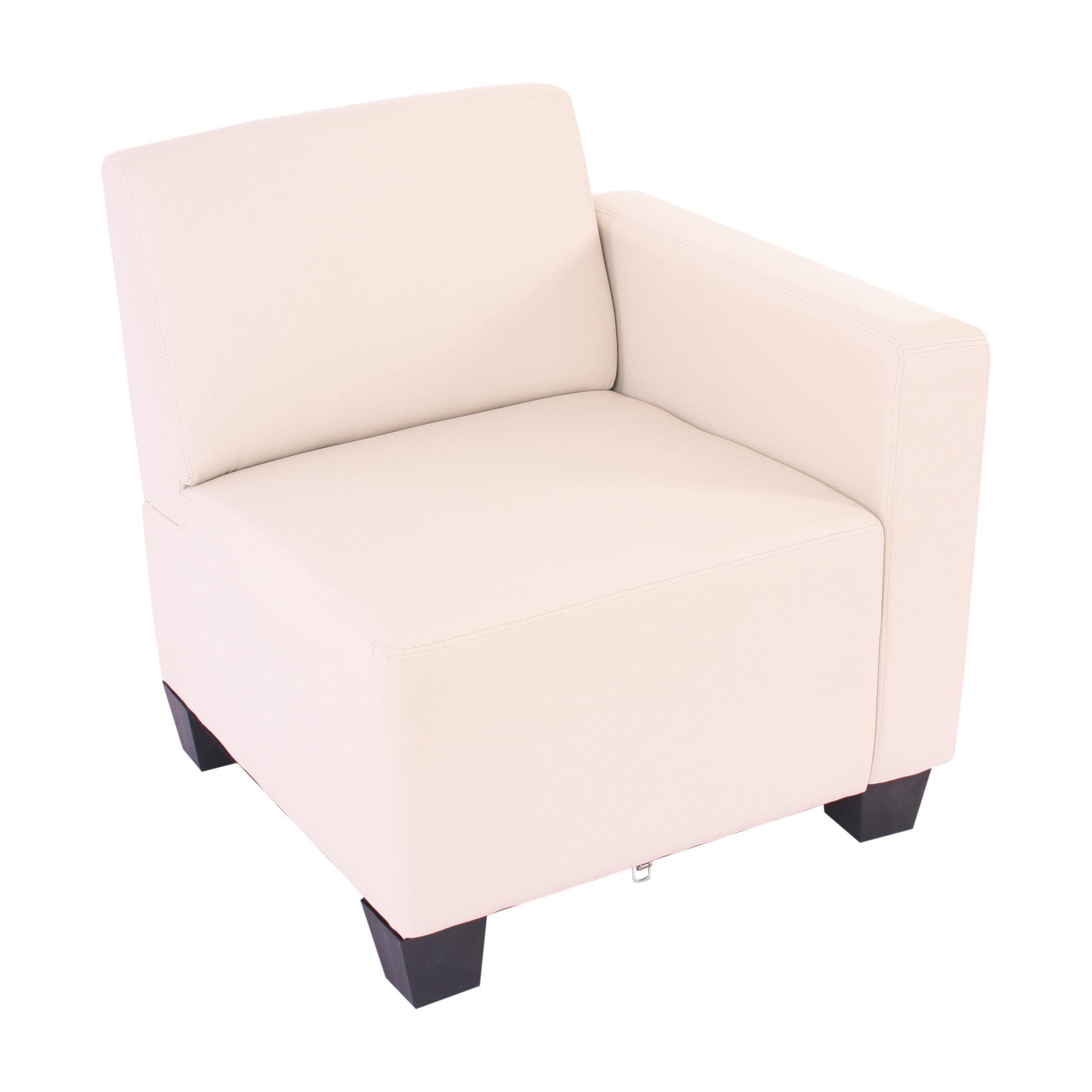 MCW Sofa Moncalieri-E, Moderner Lounge-Stil Erweiterbar Bequeme Sitzpolsterung Hochwertig