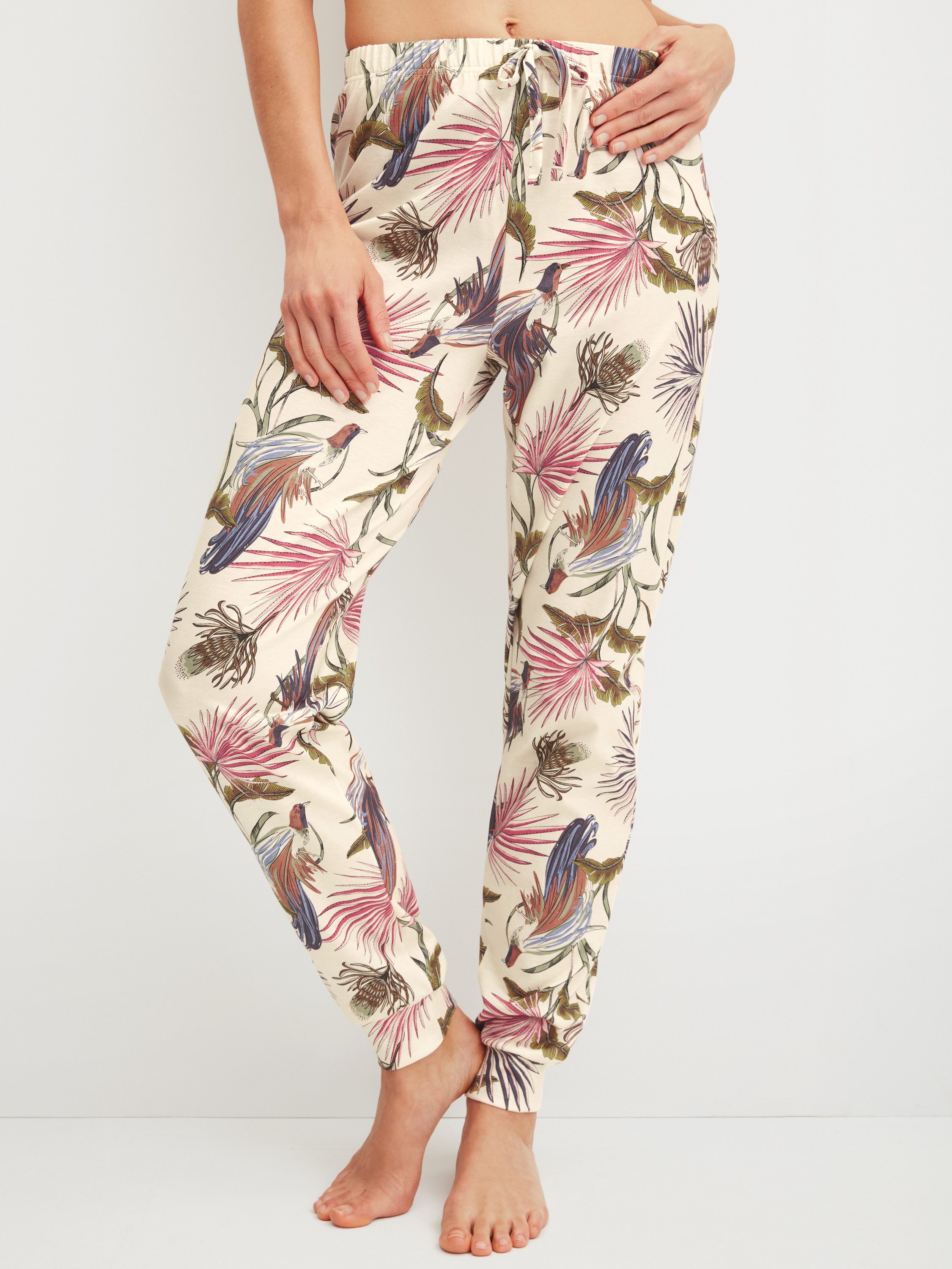 CALIDA Pyjamahose Favourites Arts Damen (1-tlg) weiche Baumwolle, atmungsaktiv, elastischer Bund, pflegeleicht