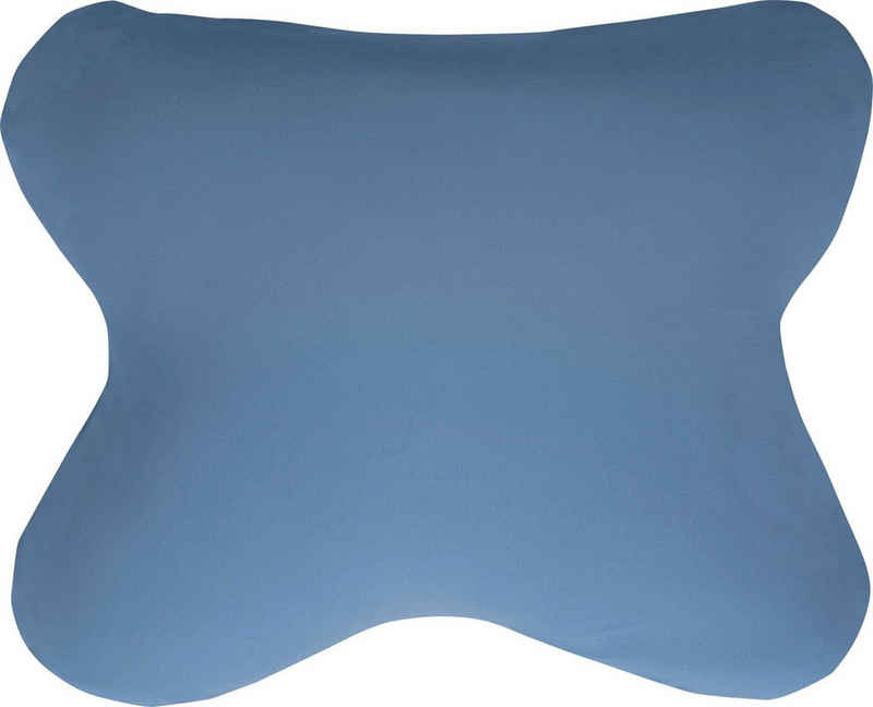 Kissenbezug Ombracio Edel-Zwirn-Jersey, Kneer (1 Stück), Kissenbezug für Stützkissen, flexible Kissenhülle mit Reißverschluss
