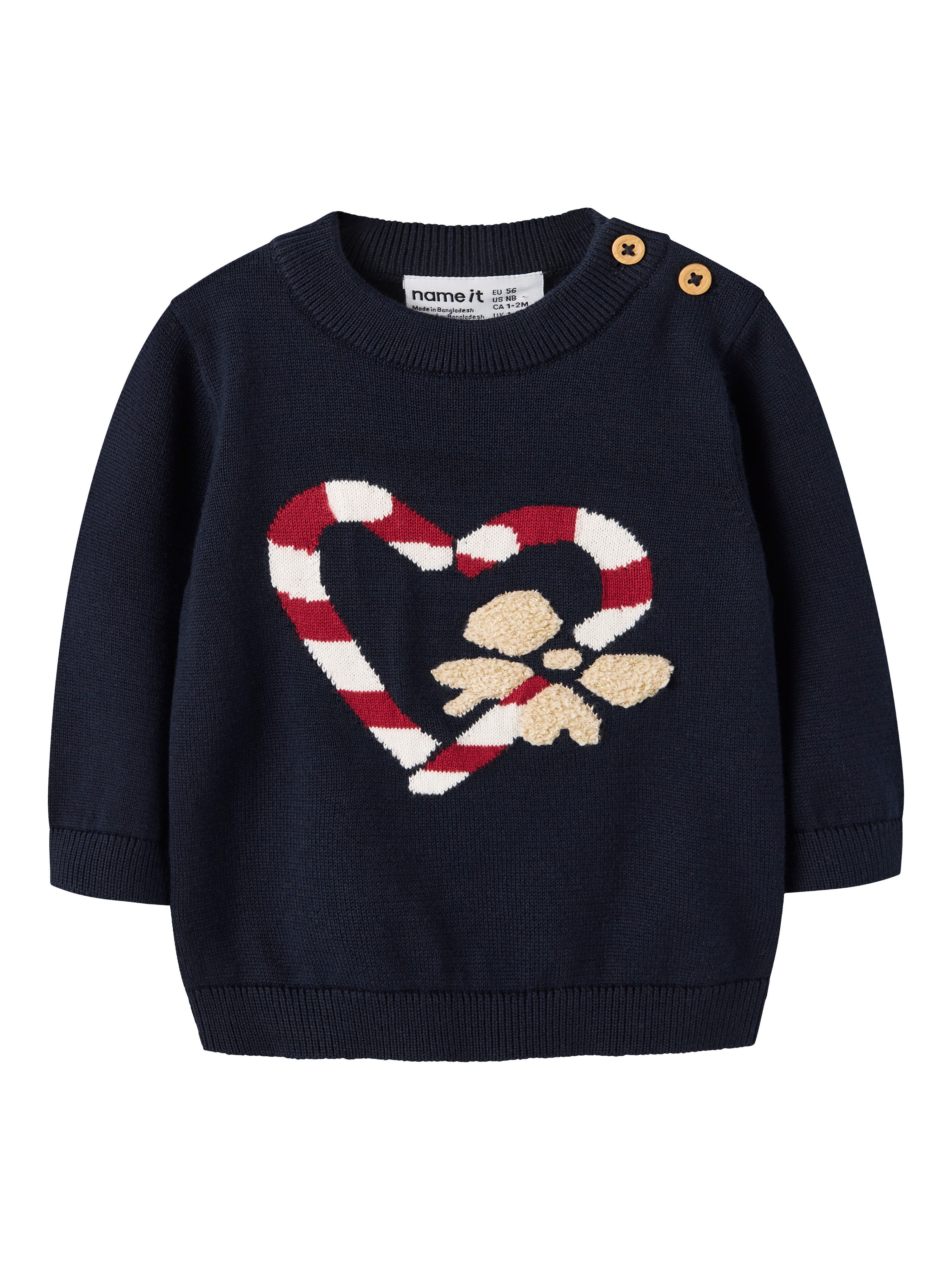 Name It Weihnachtspullover NBFREAMO LS KNIT