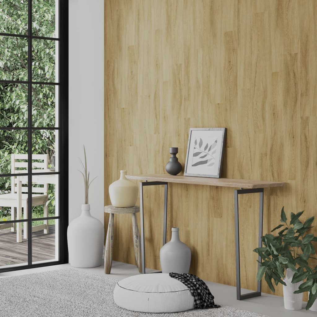 vidaXL Wandpaneel Wandpaneele Holzoptik Braun PVC günstig online kaufen