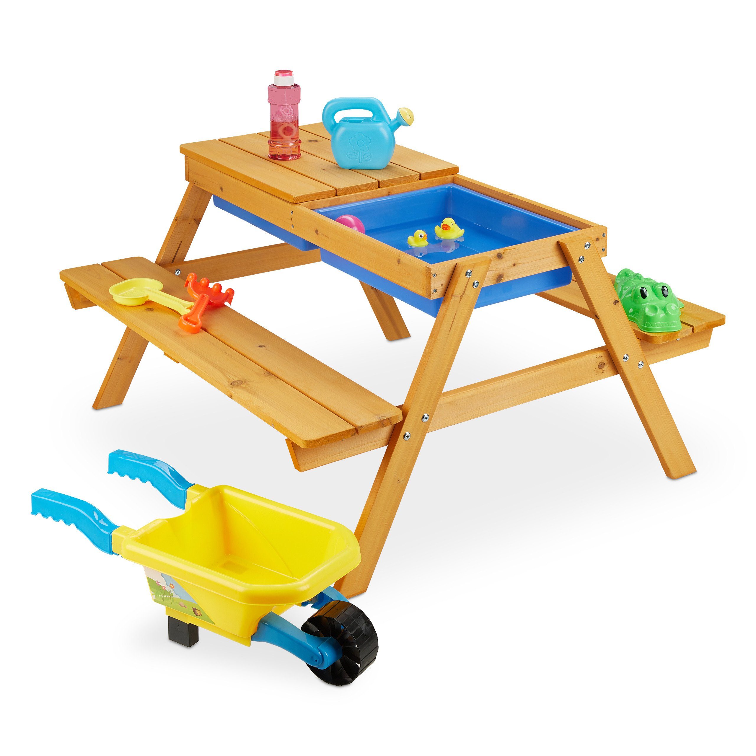 relaxdays Garten-Kindersitzgruppe Kindersitzgruppe Holz für Garten günstig online kaufen