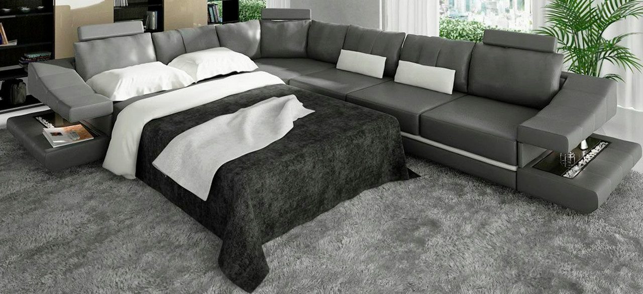 JVmoebel Ecksofa Ecksofa Sofa Couch Polster EckSoga Wohnlandschaft Textil E günstig online kaufen