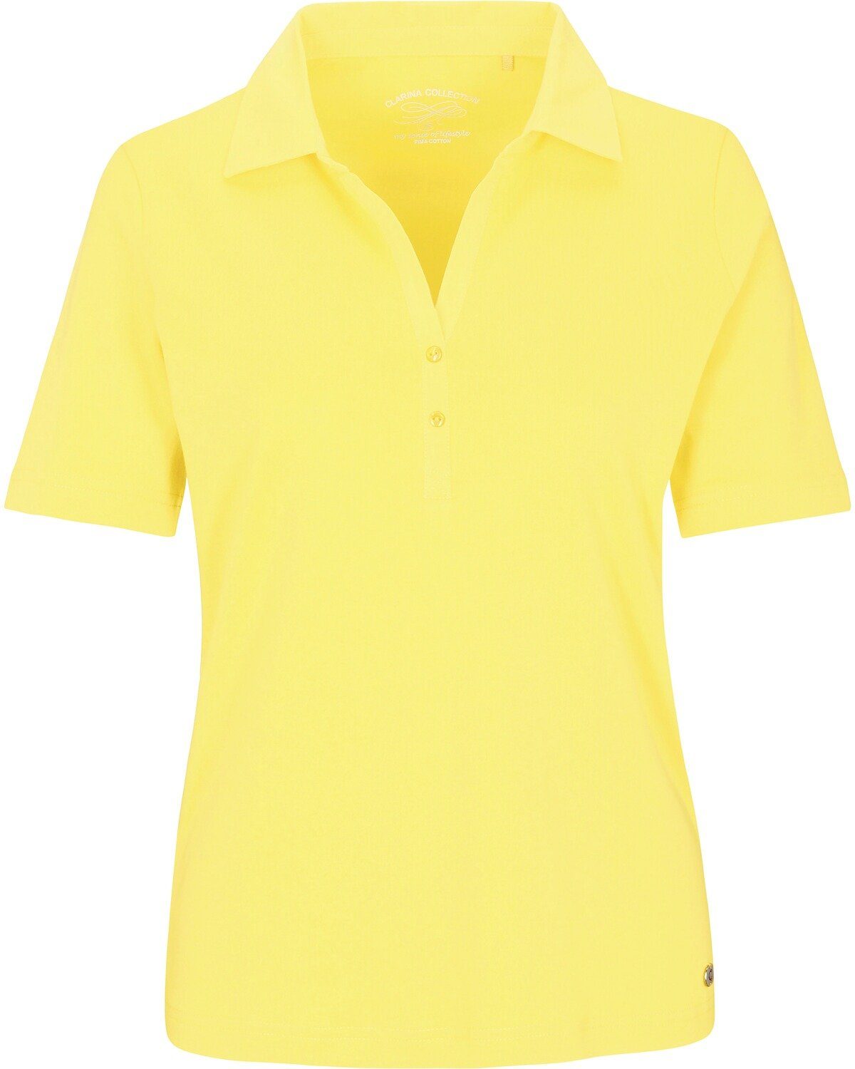 Clarina Poloshirt Poloshirt Gelb