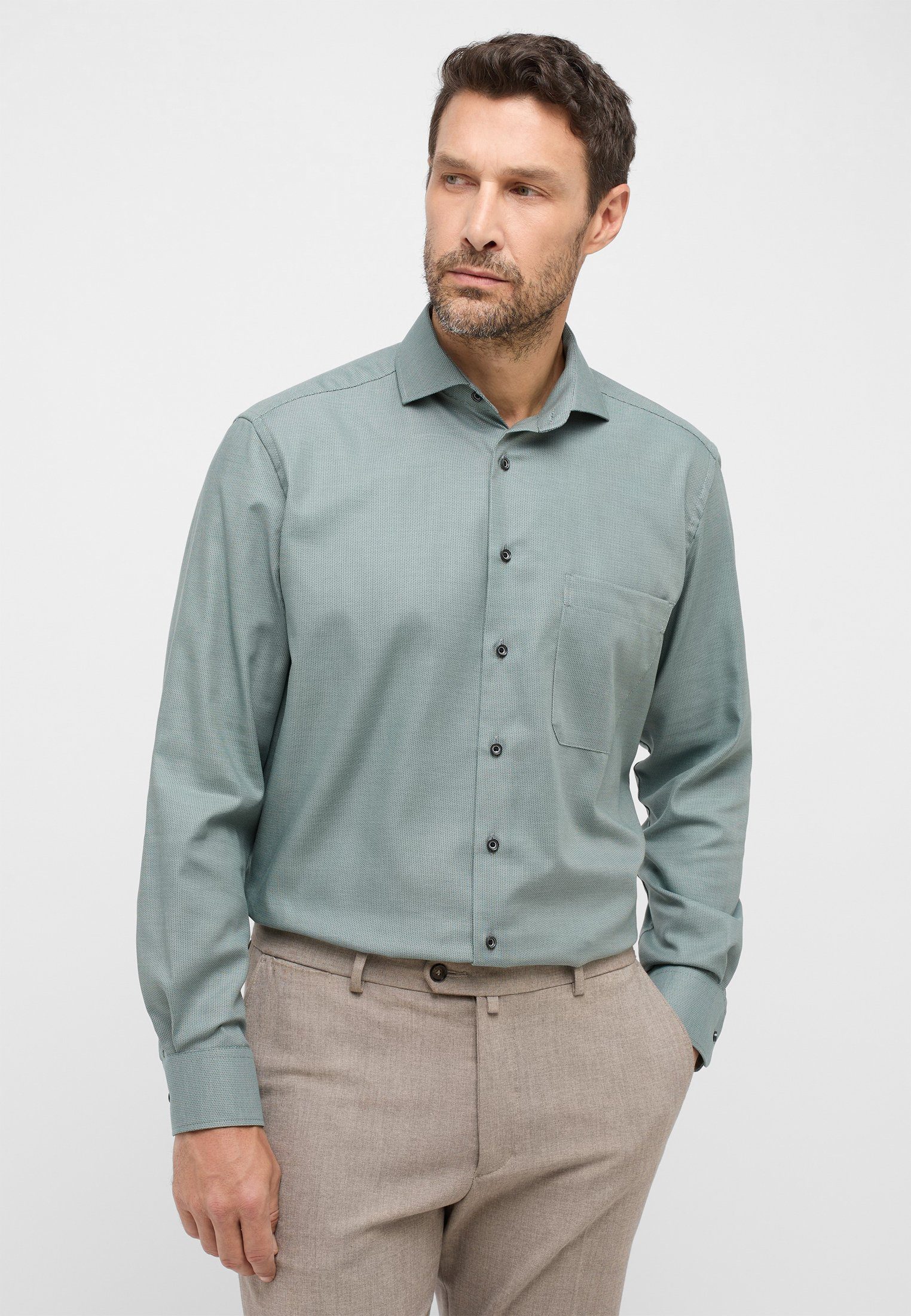 Eterna Langarmhemd COMFORT FIT NON IRON (bügelfrei)