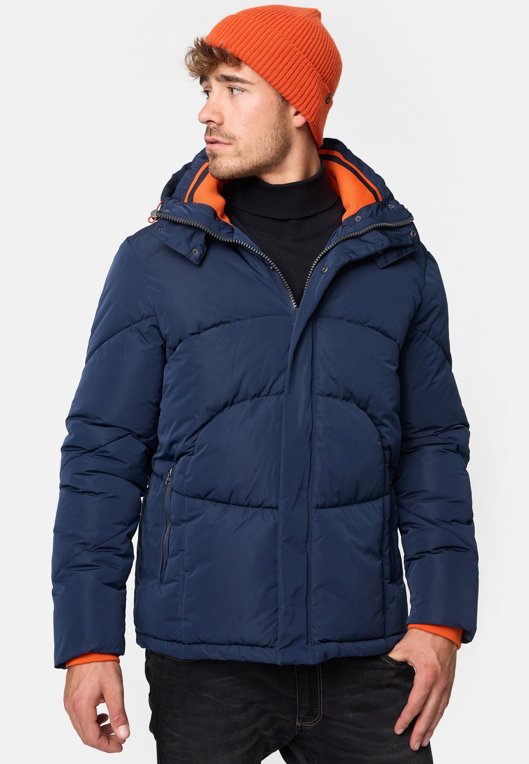 Indicode Winterjacke Dunlap Navy