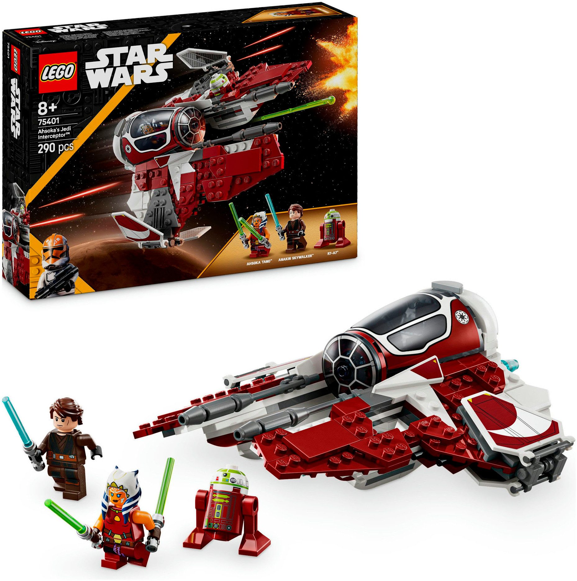 LEGO® Ahsokas Jedi Interceptor™ (75401), LEGO Star Wars Konstruktionsspiels günstig online kaufen