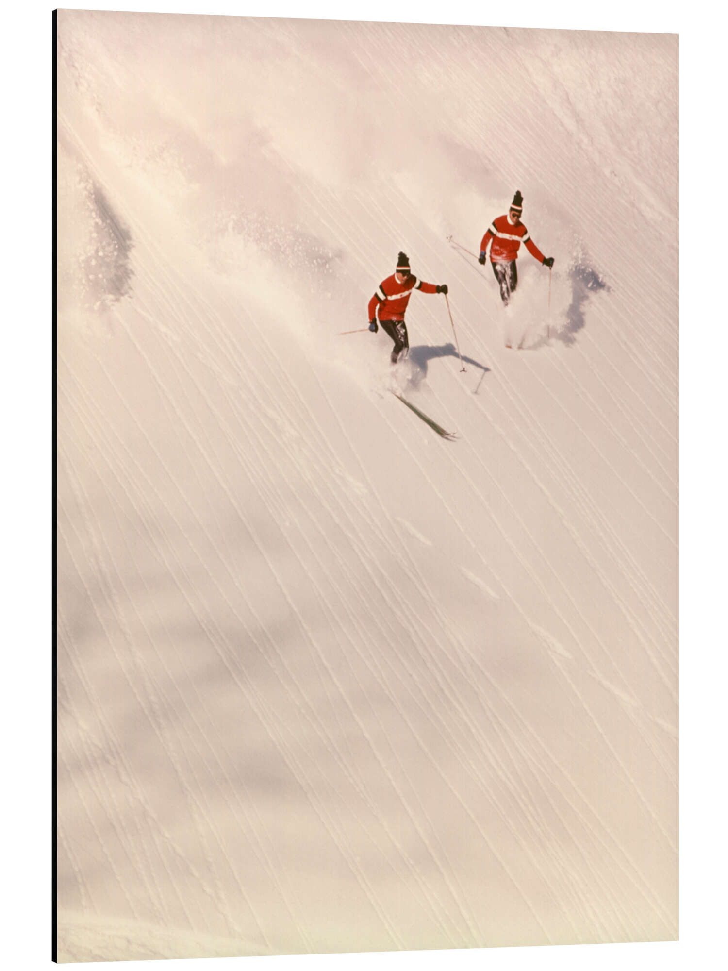 Alu-Dibond-Druck Vintage Ski Collection