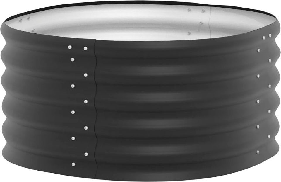 Vitavia Hochbeet Terra Rund 401, BxTxH: 82x82x40 cm, schwarz