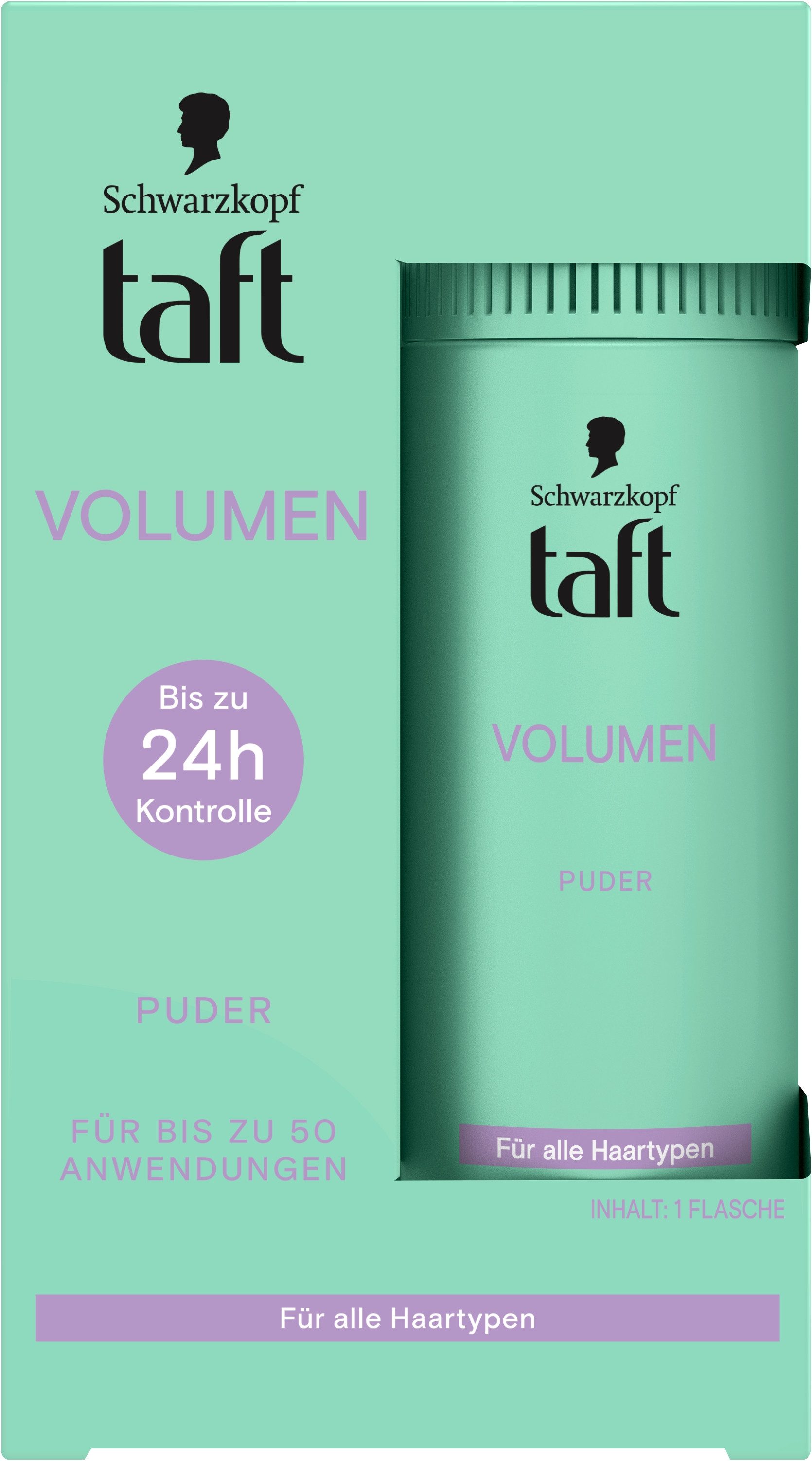 Schwarzkopf Haarpuder TAFT Puder Volumen für alle Haartypen 2 x 10g, Spar-Pack, 2-tlg., für voller aussehendes Haar, bis zu 50 Anwendungen