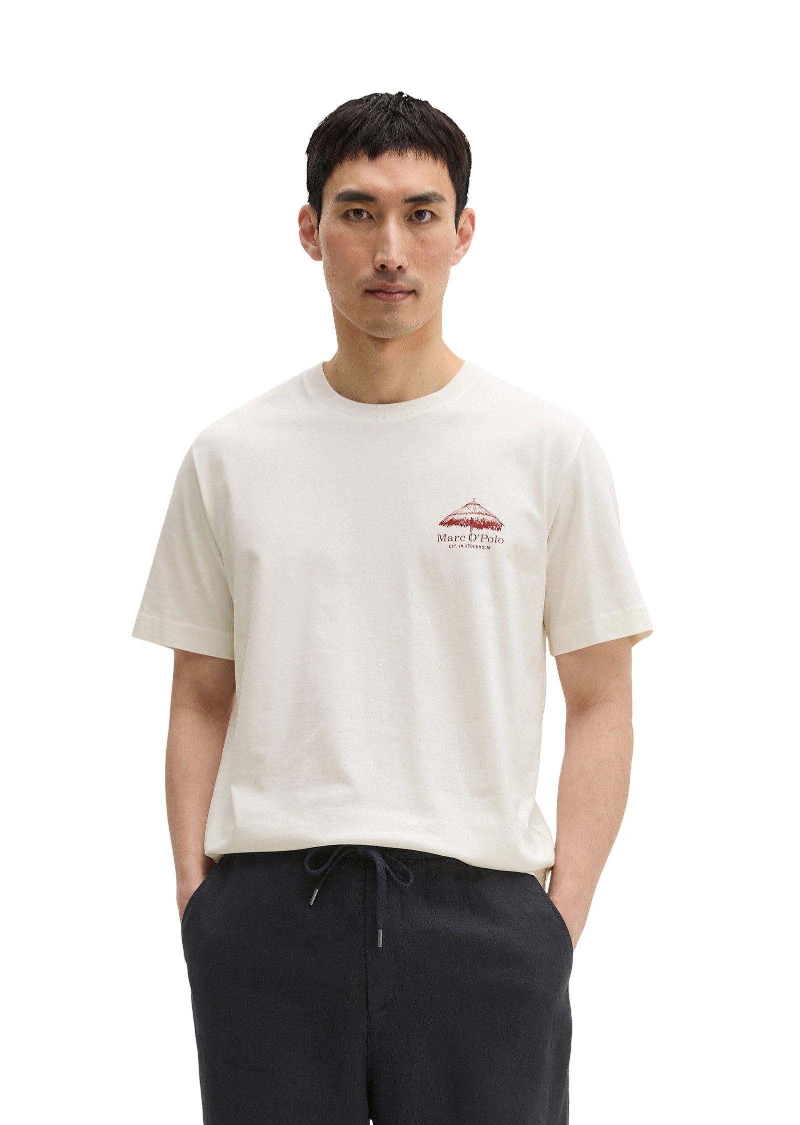 Marc O'Polo T-Shirt mit sommerlichem Rückenprint