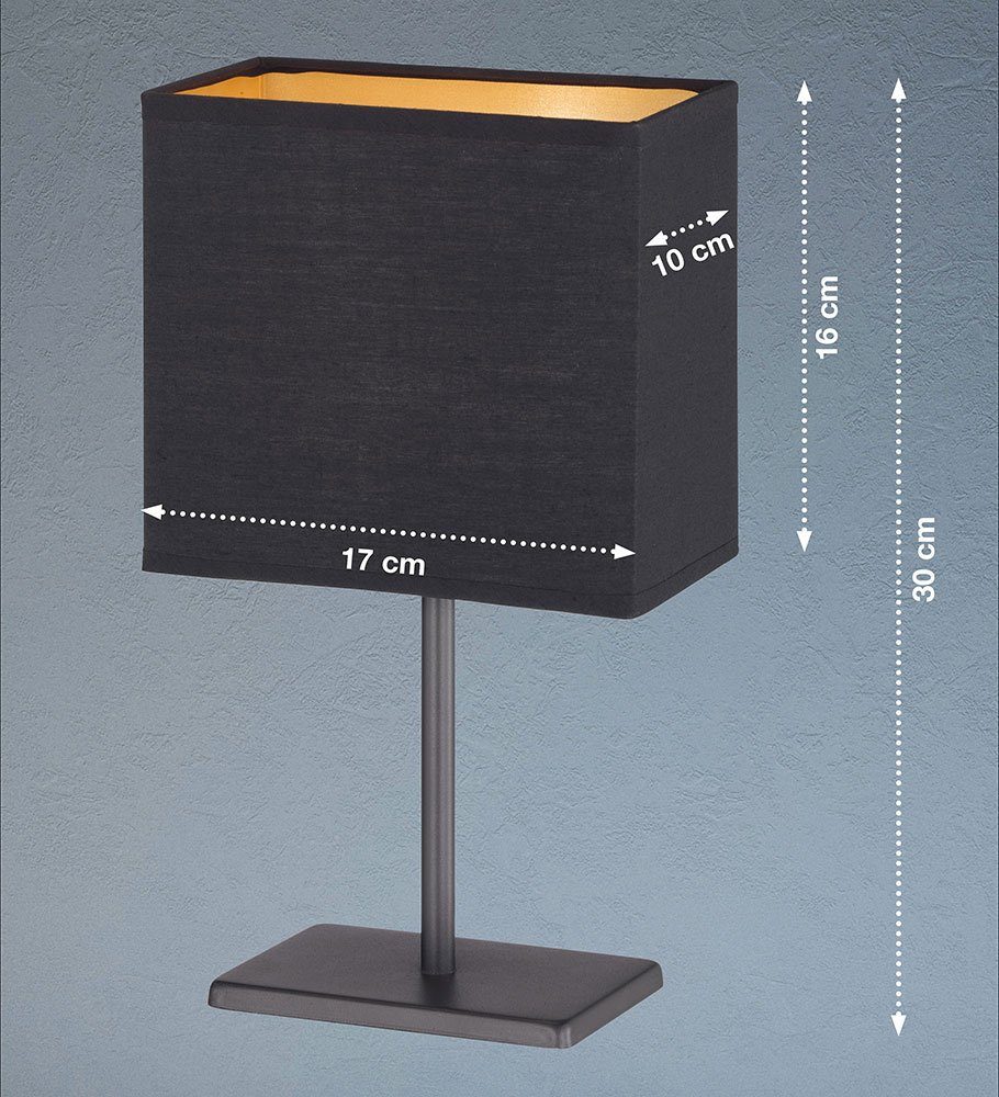 nicht Tischleuchte etc-shop modern Beistellleuchte Leuchtmittel Wohnzimmerlampe Tischleuchte, inklusive, Tischlampe