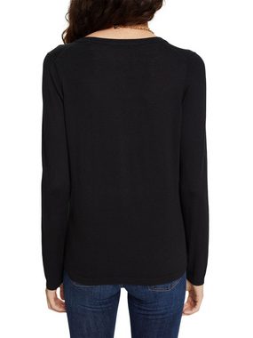 edc by Esprit V-Ausschnitt-Pullover Pullover mit V-Ausschnitt