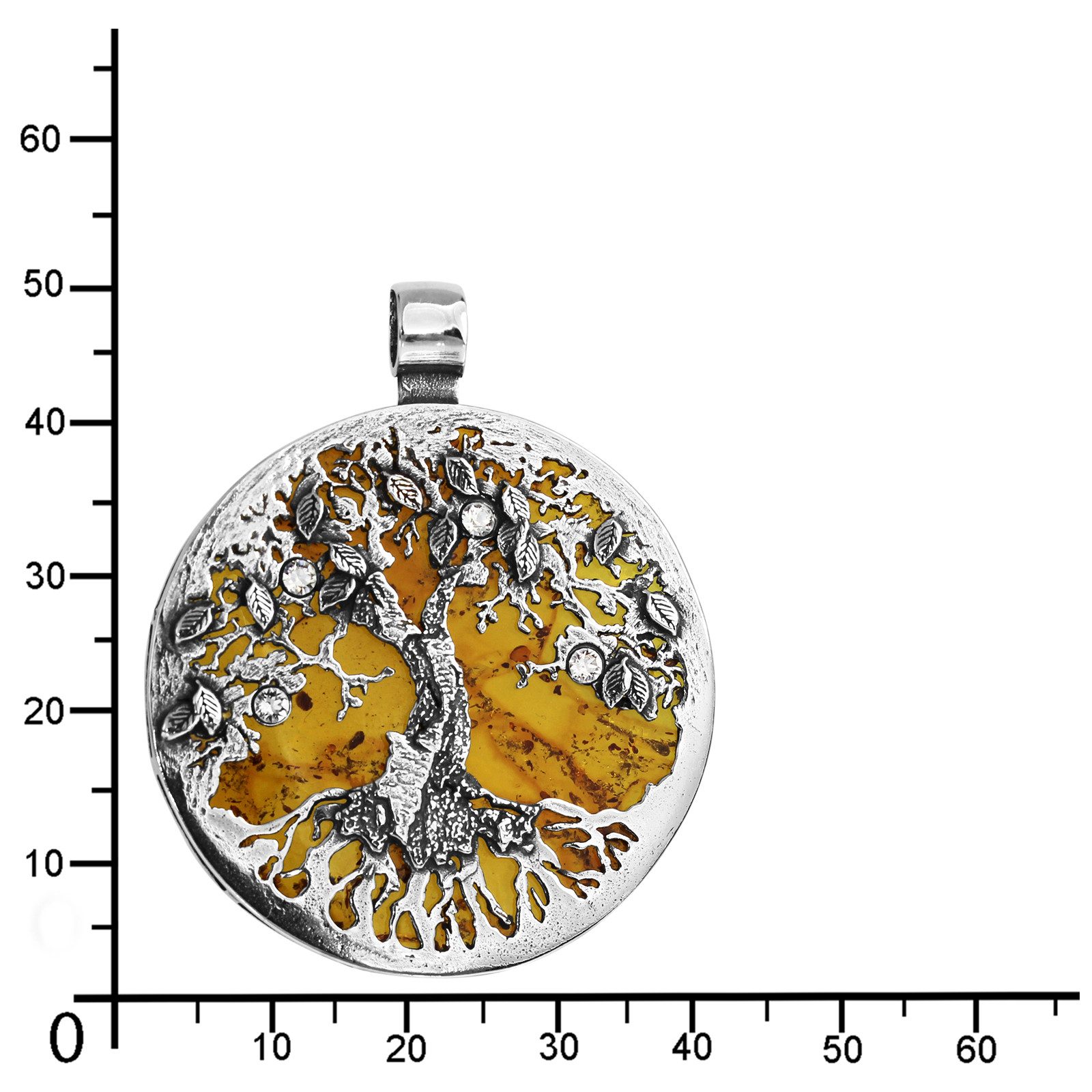OSTSEE-SCHMUCK Kettenanhänger Ostsee-Schmuck Anhänger Lebensbaum 40 mm (1-t günstig online kaufen