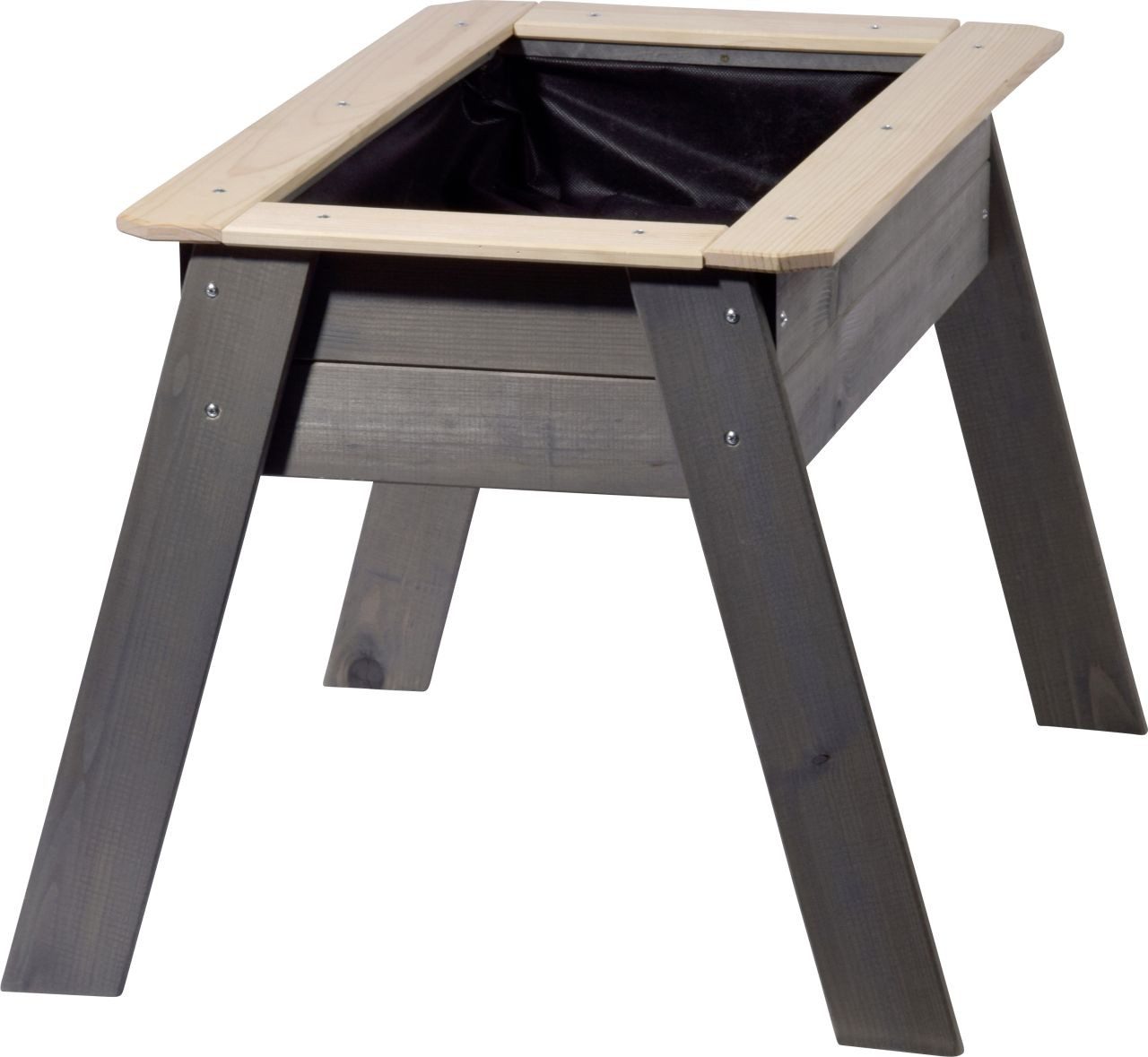 dobar Hochbeet Dobar Kinder-Hochbeet mit Ablage grau 78 x 60 x 50