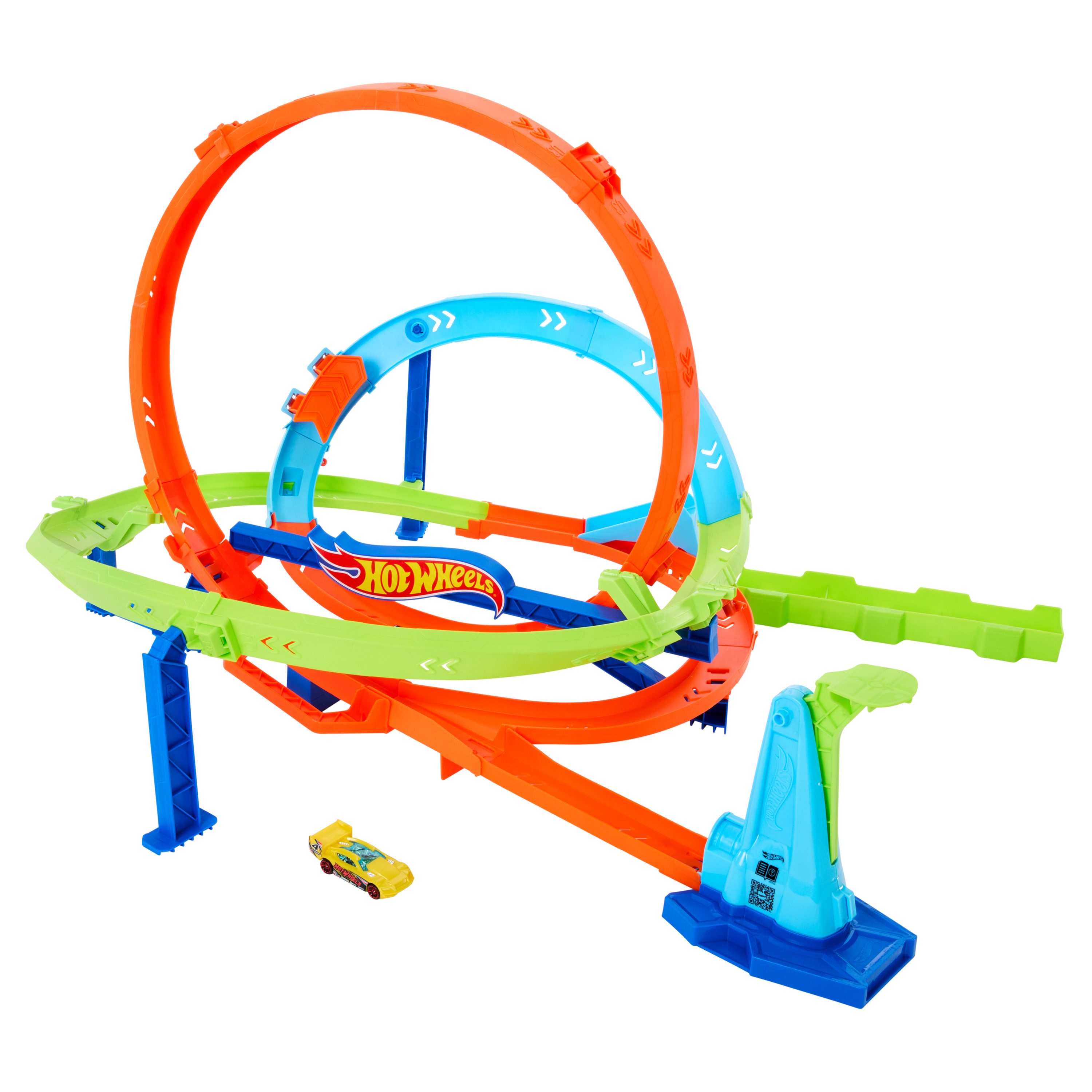 Hot Wheels Autorennbahn Hot Wheels Action-Trackset Looping-Zyklon-Challenge