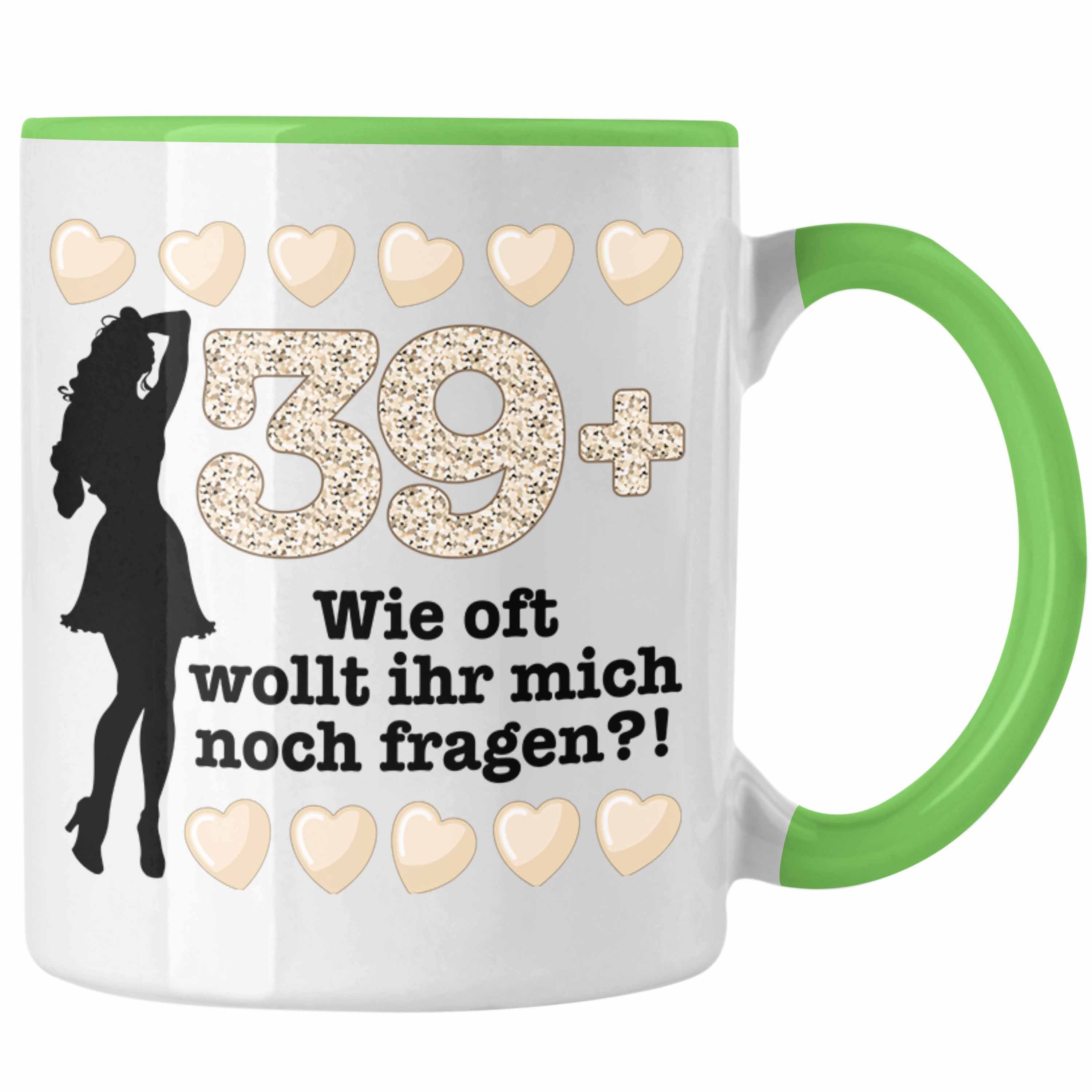 Mama Grün 40er Geburtstag Trendation Tasse Geschenkidee Tasse Spruch Perfektion Geschenk - 40. Frauen Mutter Trendation Geburtstag