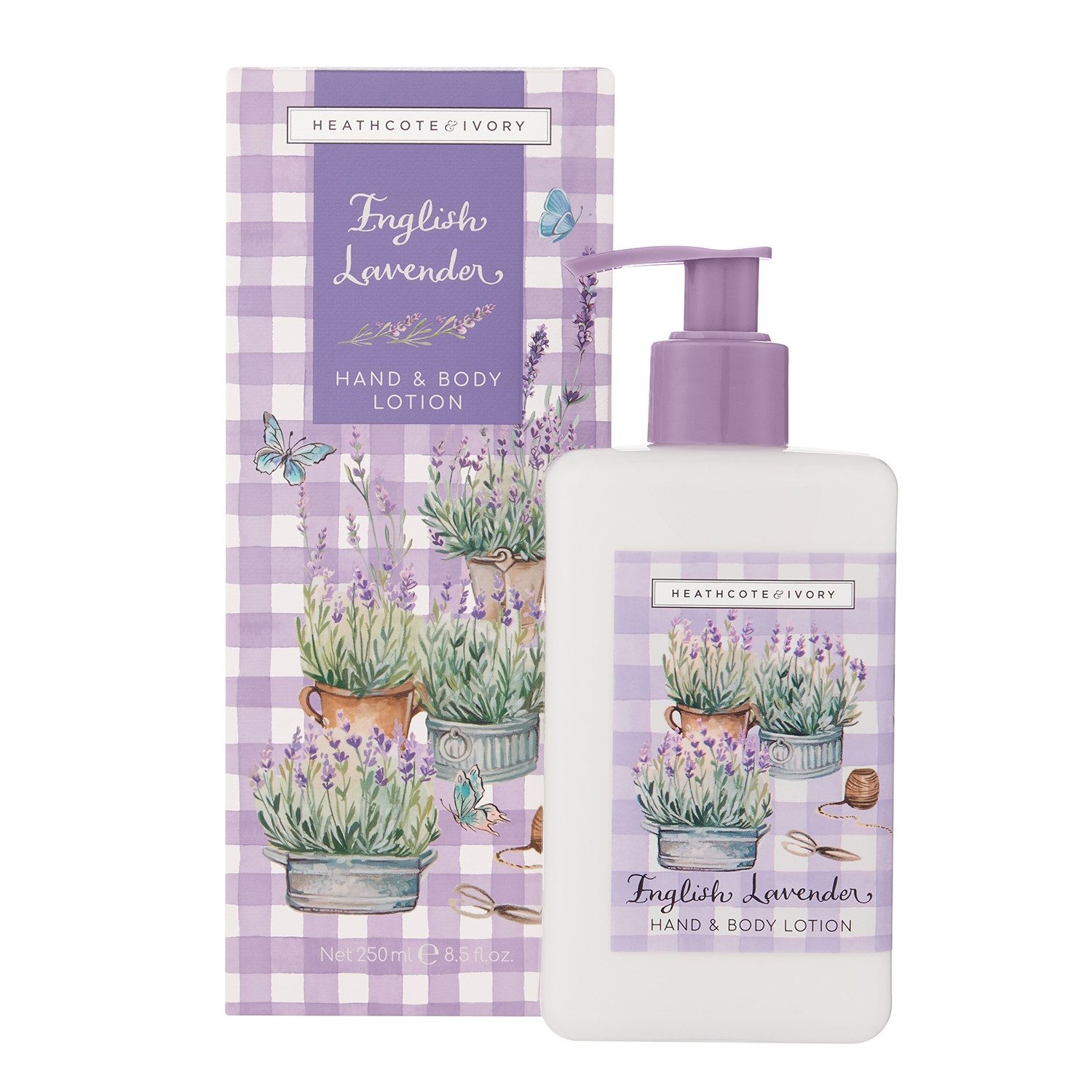 Heathcote & Ivory Bodylotion 250 ml, 1-tlg., English Lavender - Hand- & Nagelcreme