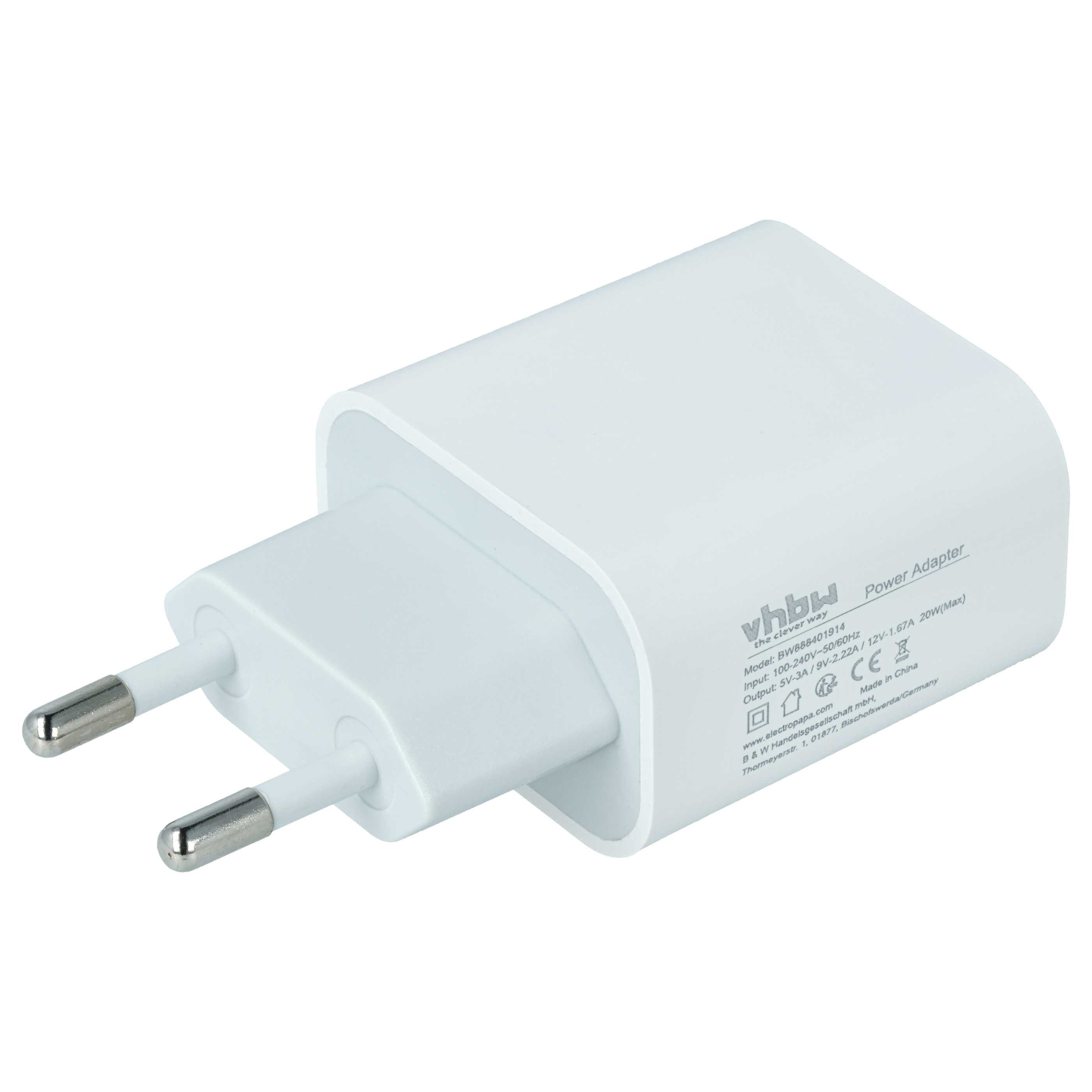 vhbw Netzteil passend für Huawei P30 Lite, P40 Pro, P30, P30 Pro, P40 Lite, LED Trafo