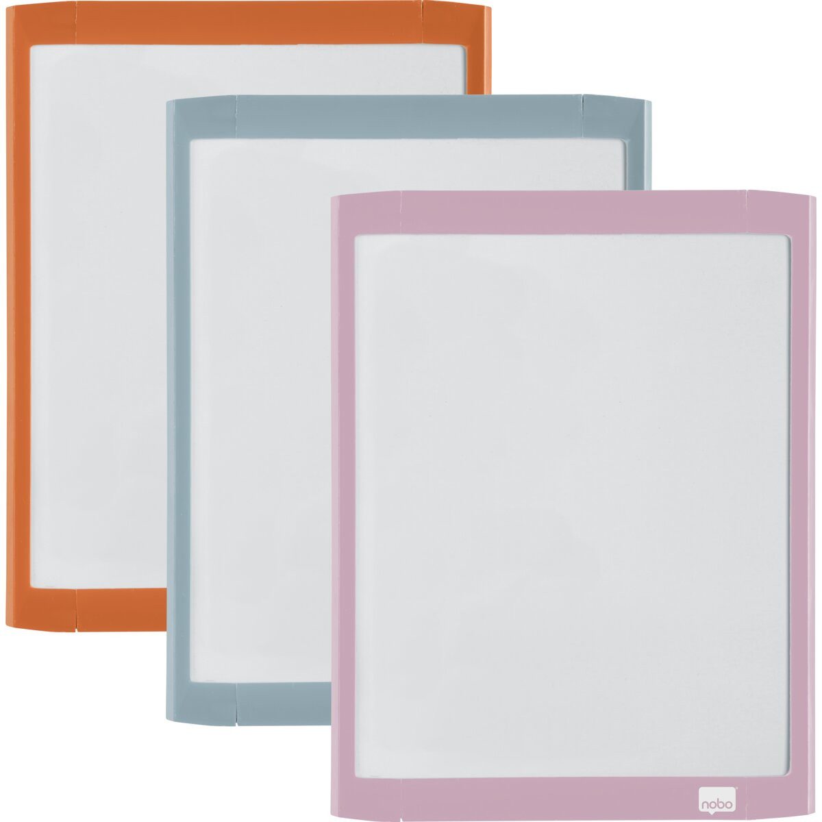 NOBO Magnettafel Whiteboard magnetisch 21,6x8cm sortiert