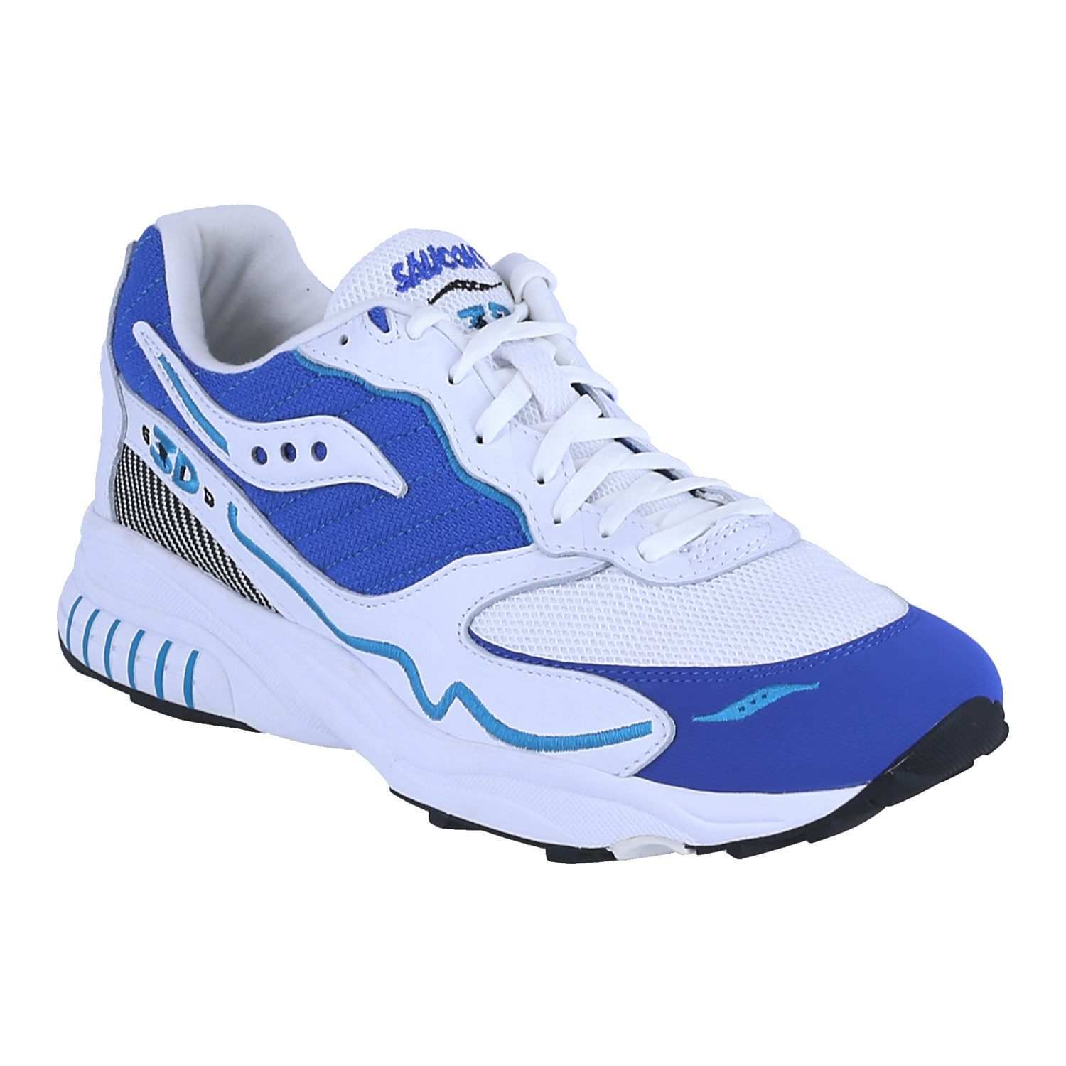Saucony 3D Grid Hurricane weiss/blau Herren Sneaker