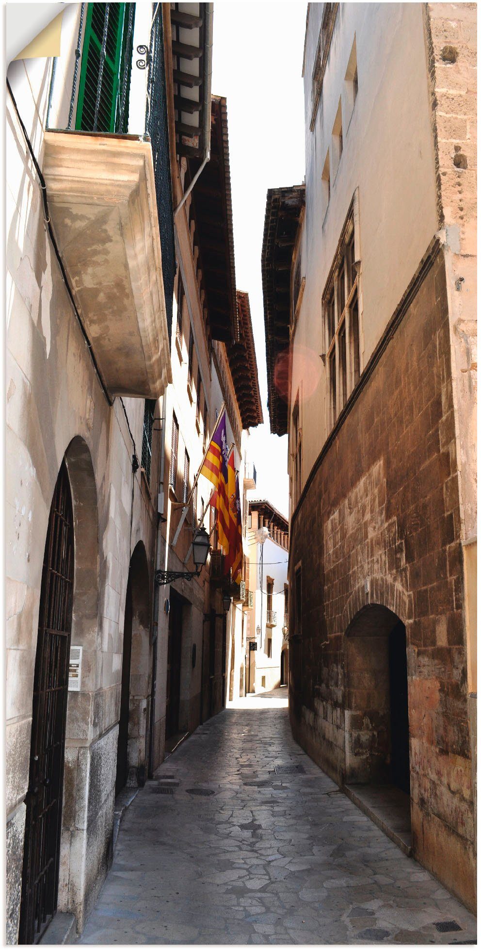 de Mallorca, (1 Poster Artland Wandbild St), Leinwandbild, in Alubild, Spanien als Palma versch. oder Wandaufkleber Größen