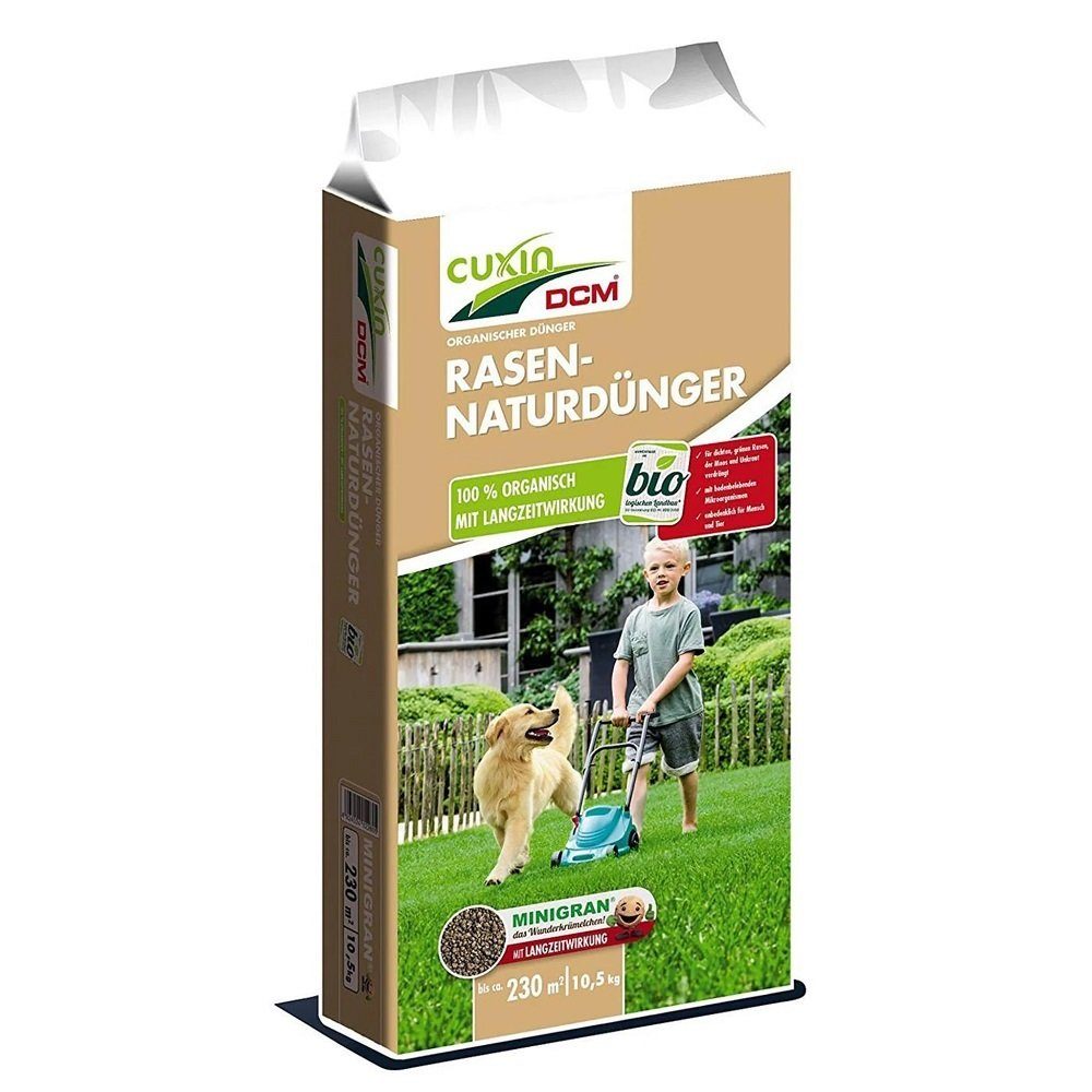 Rasendünger Cuxin DCM Rasen-Naturdünger Frühjahr 10,5 kg